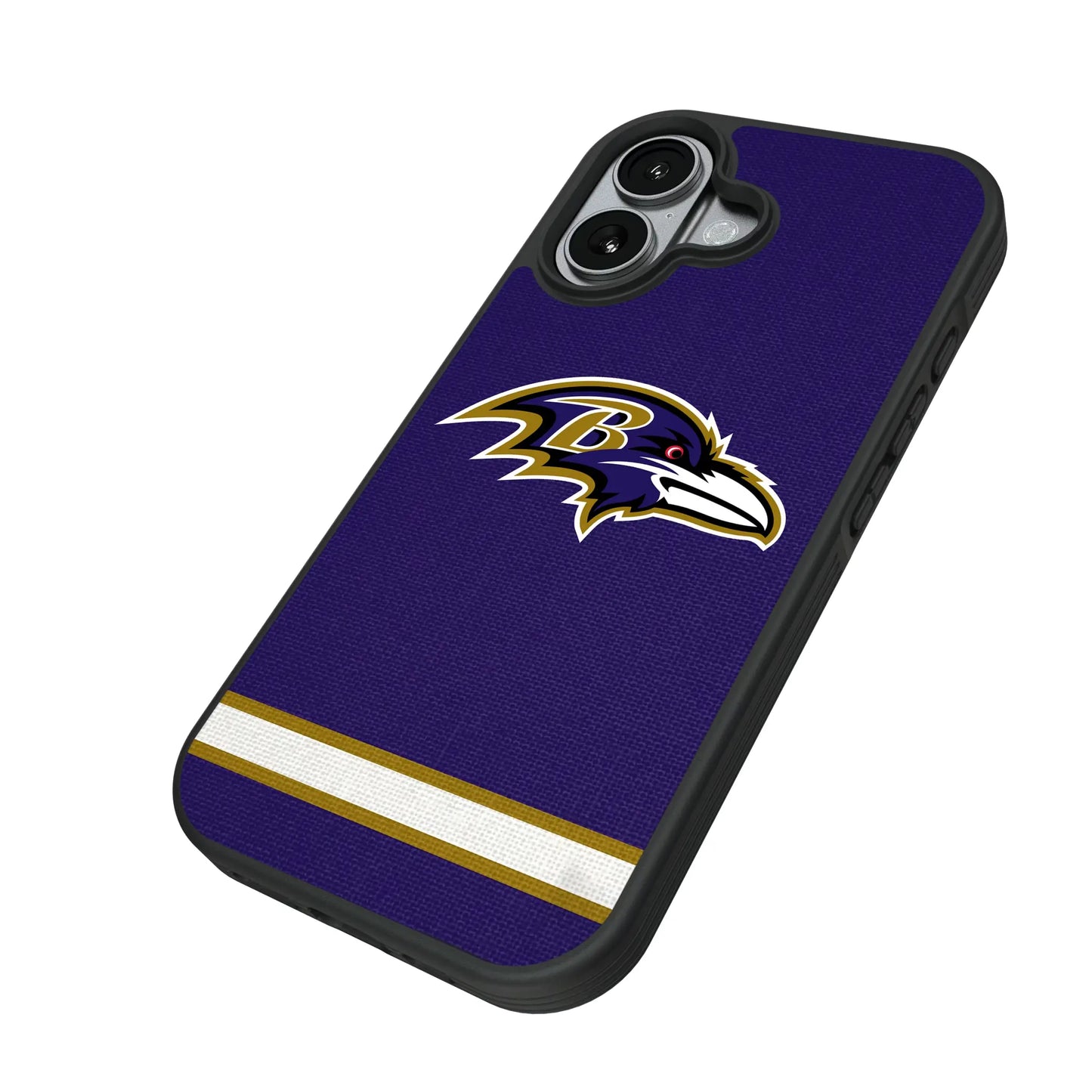 Baltimore Ravens Stripe Bump Phone Case for Apple iPhone