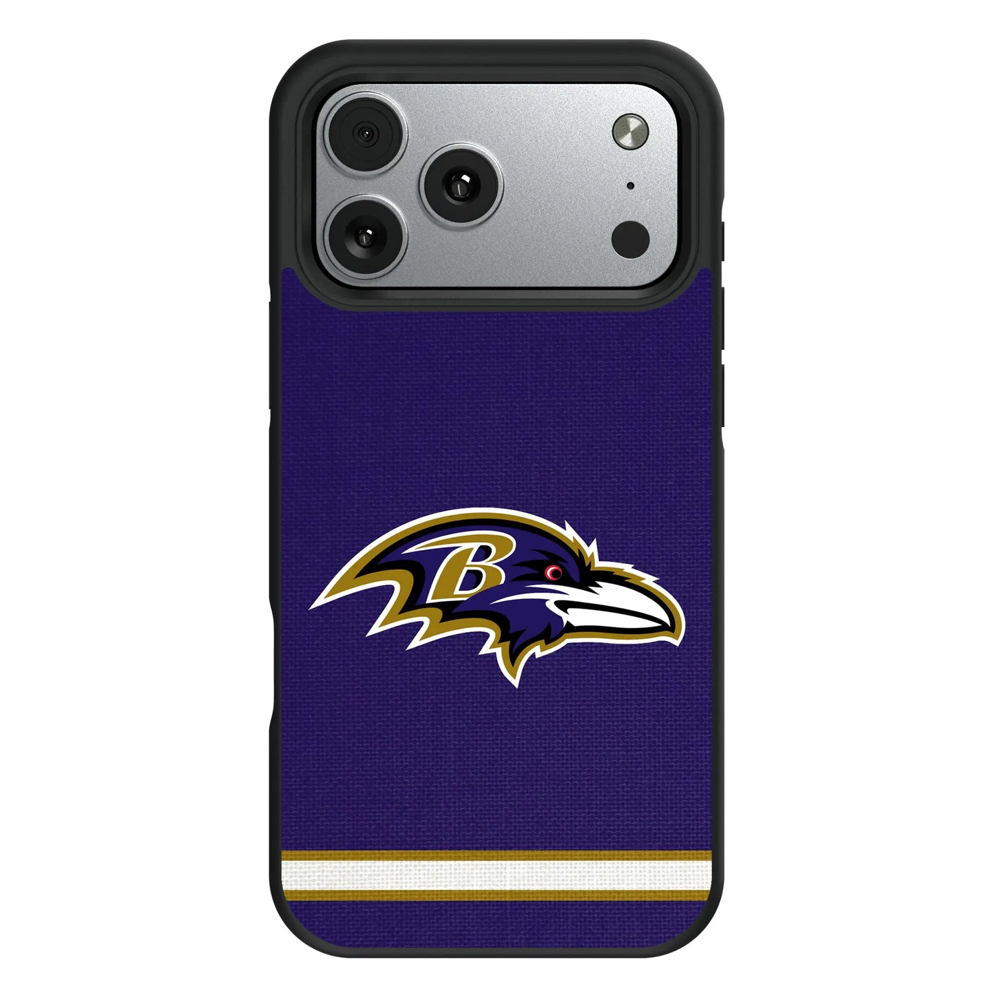 Baltimore Ravens Stripe Bump Phone Case for Apple iPhone