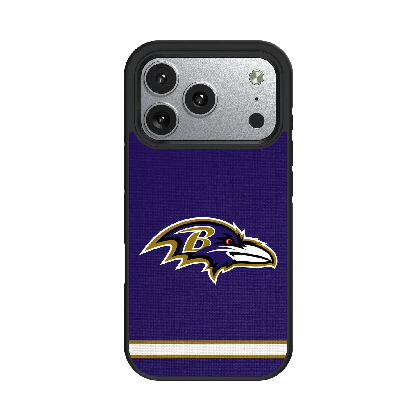 Baltimore Ravens Stripe Bump Phone Case for Apple iPhone