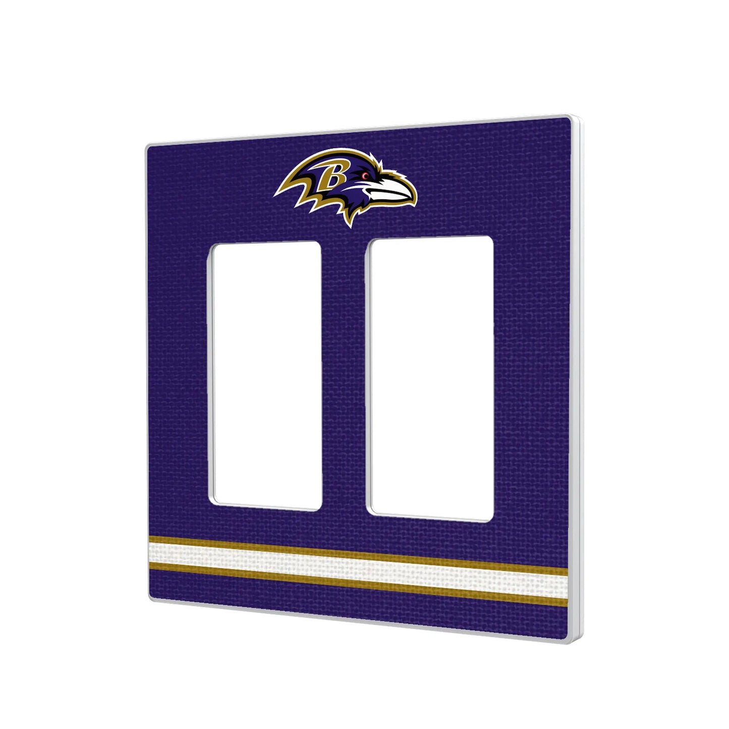 Baltimore Ravens Stripe Hidden-Screw Light Switch Plate