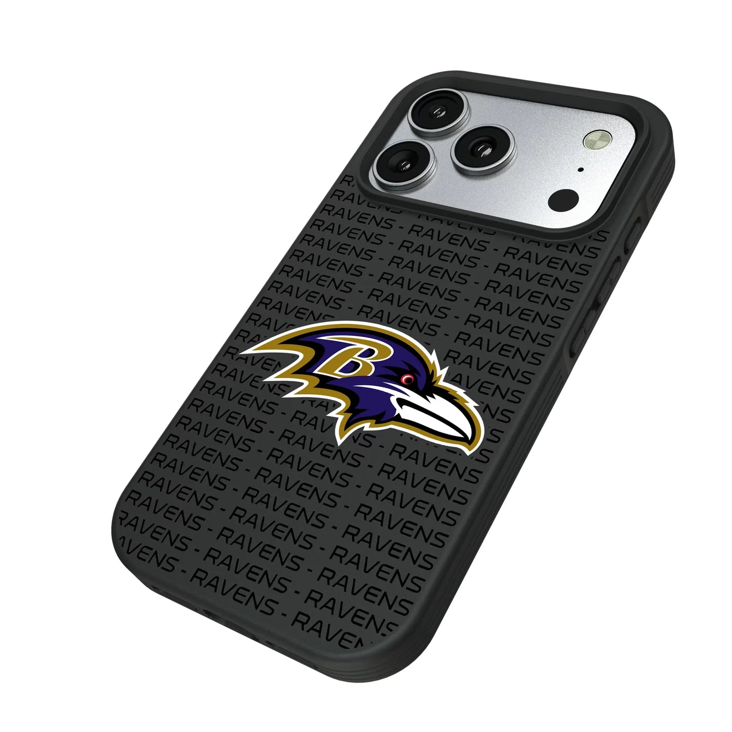 Baltimore Ravens Text Backdrop Bump Phone Case for Apple iPhone
