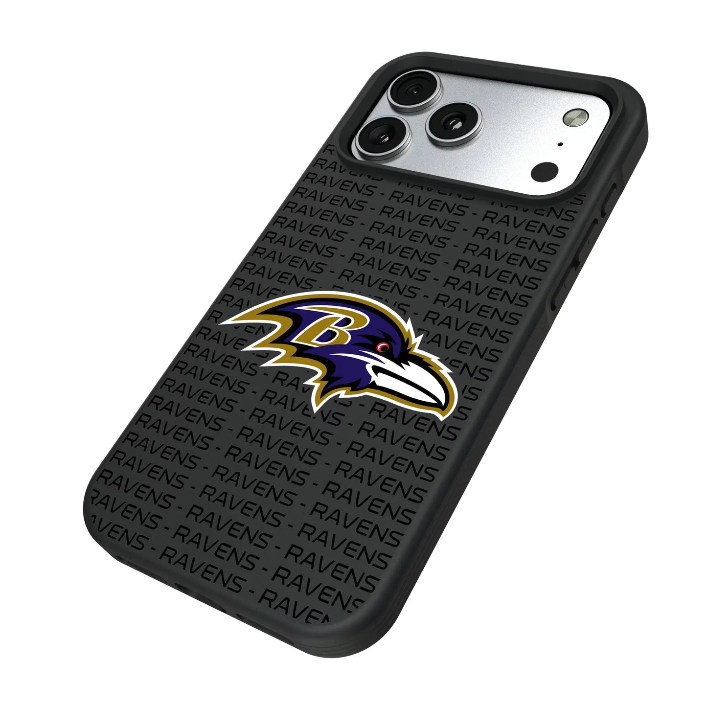 Baltimore Ravens Text Backdrop Bump Phone Case for Apple iPhone