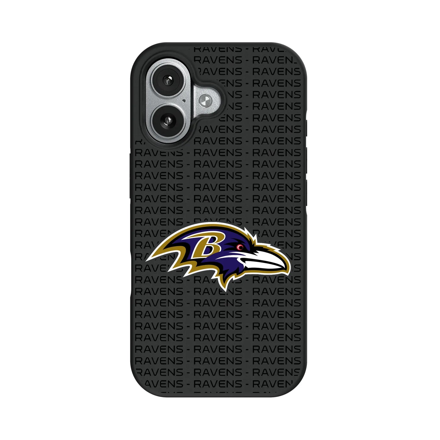 Baltimore Ravens Text Backdrop Bump Phone Case for Apple iPhone