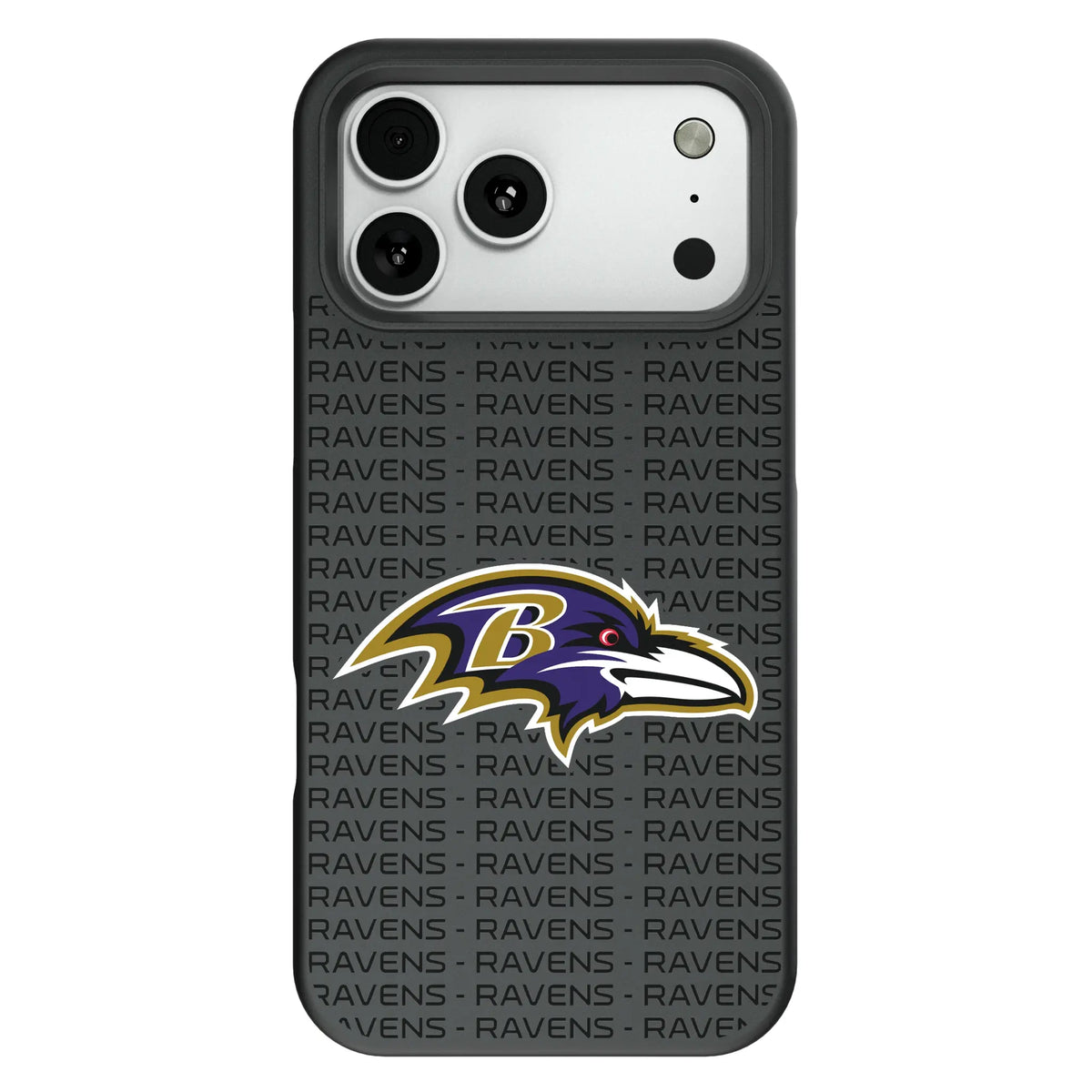 Baltimore Ravens Text Backdrop Bump Phone Case for Apple iPhone