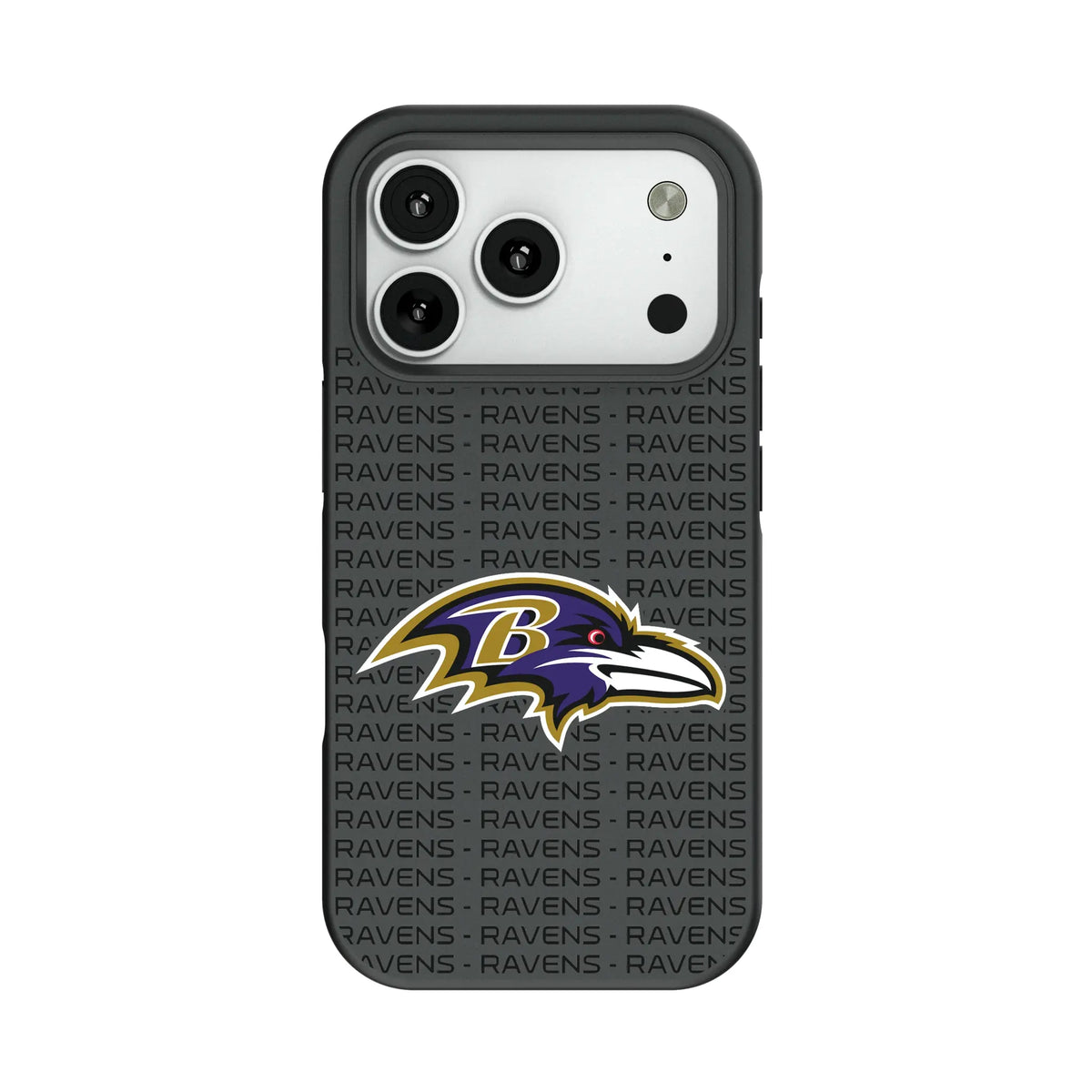 Baltimore Ravens Text Backdrop Bump Phone Case for Apple iPhone