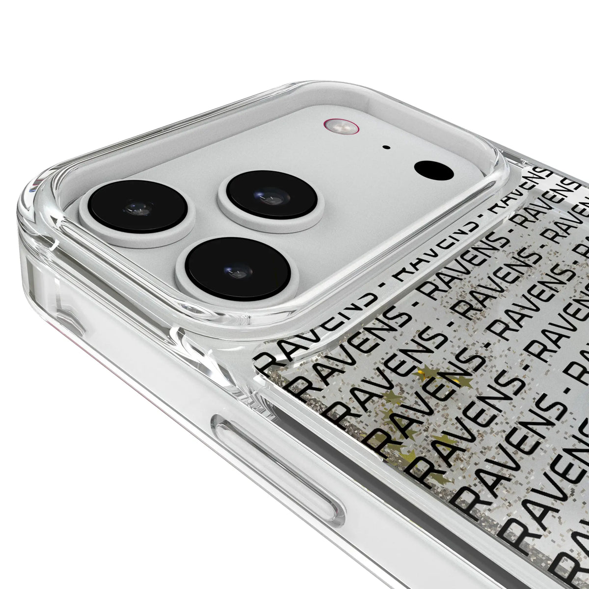 Baltimore Ravens Text Backdrop Glitter Phone Case for Apple iPhone