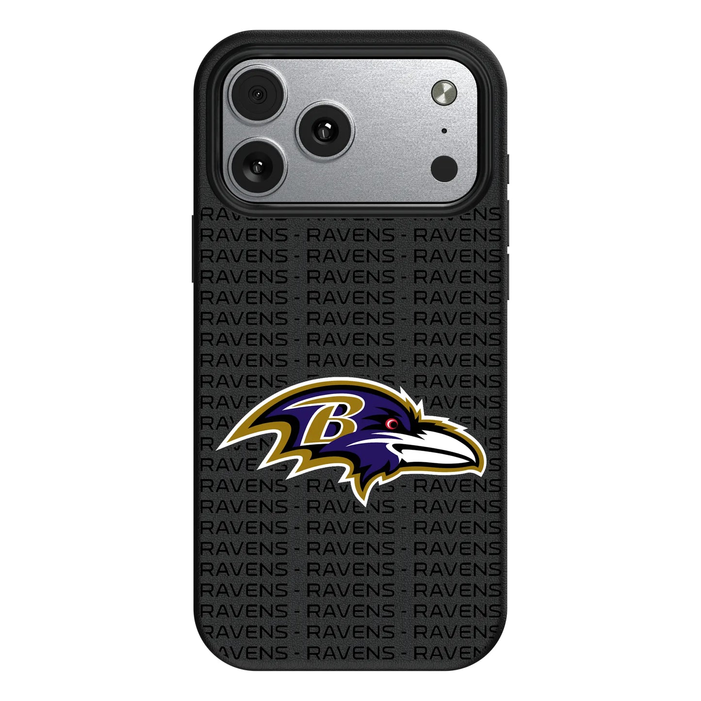 Baltimore Ravens Text Backdrop MagSafe Compatible Phone Case for Apple iPhone