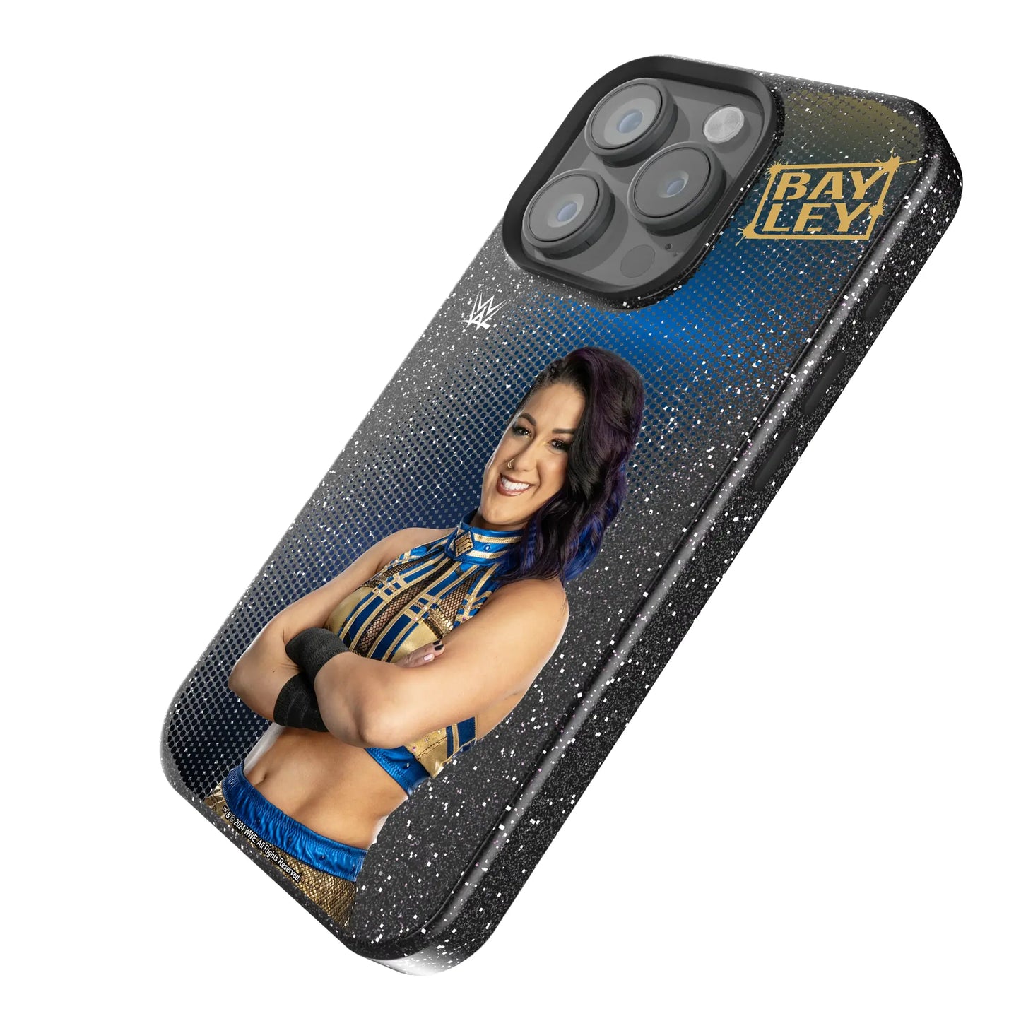 Bayley Superstar Black Bling Phone Case for Apple iPhone