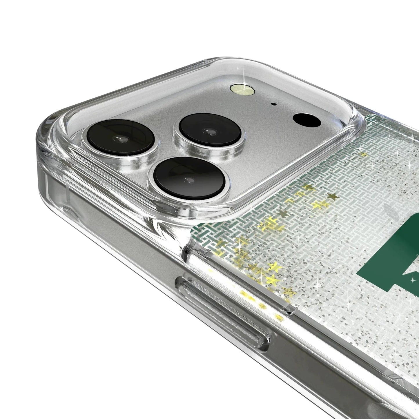 Baylor University Bears Linen Glitter Phone Case for Apple iPhone