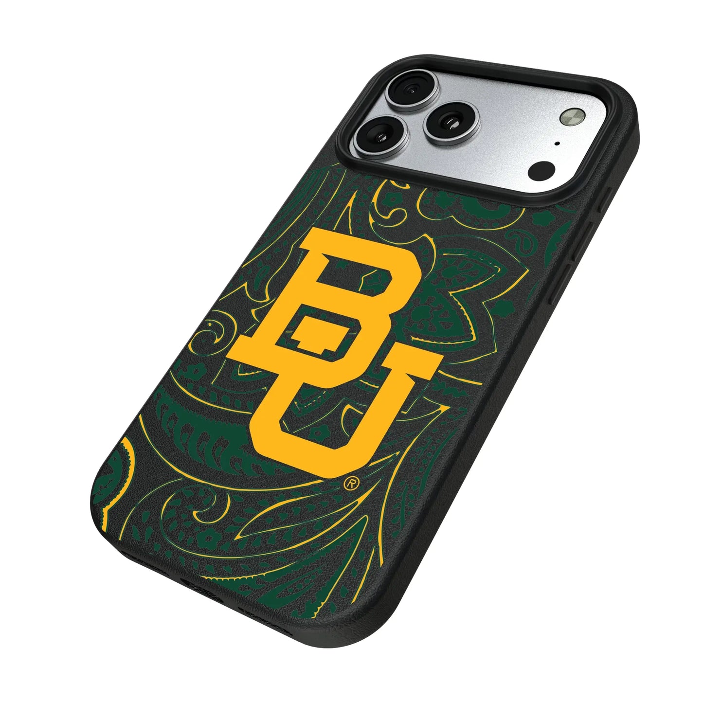 Baylor University Bears Paisley MagSafe Compatible Phone Case for Apple iPhone