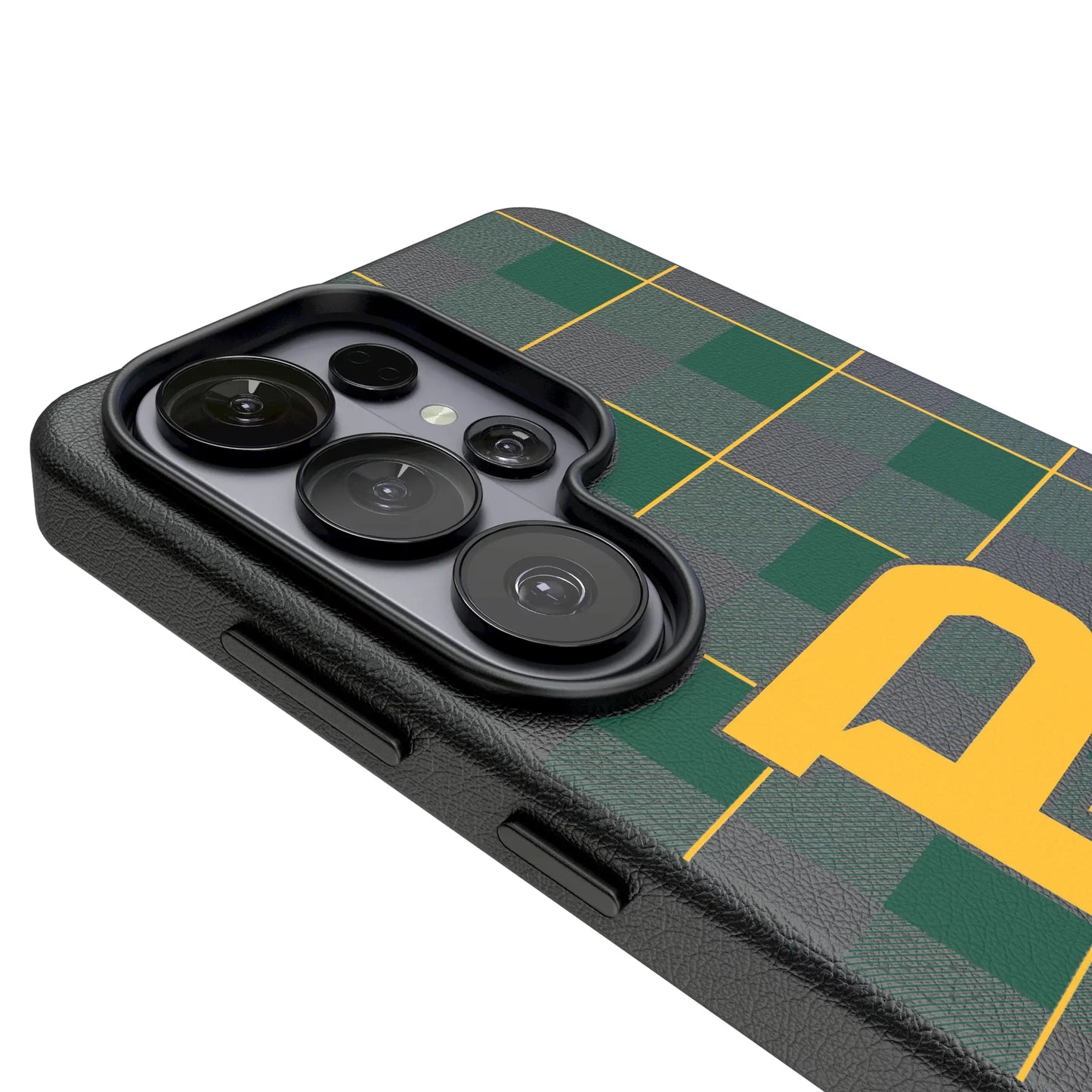 Baylor University Bears Plaid MagSafe Compatible Phone Case for Samsung Galaxy