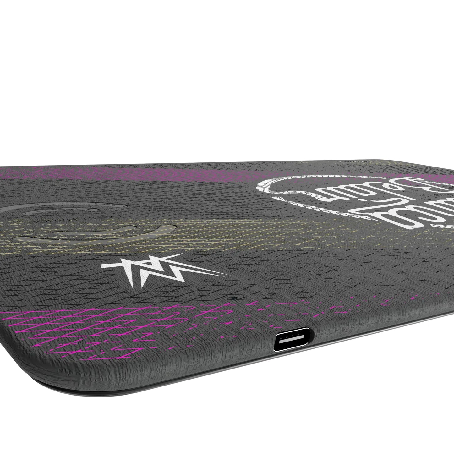 Bianca Belair Steel 15-Watt Wireless Charger and Mouse Pad