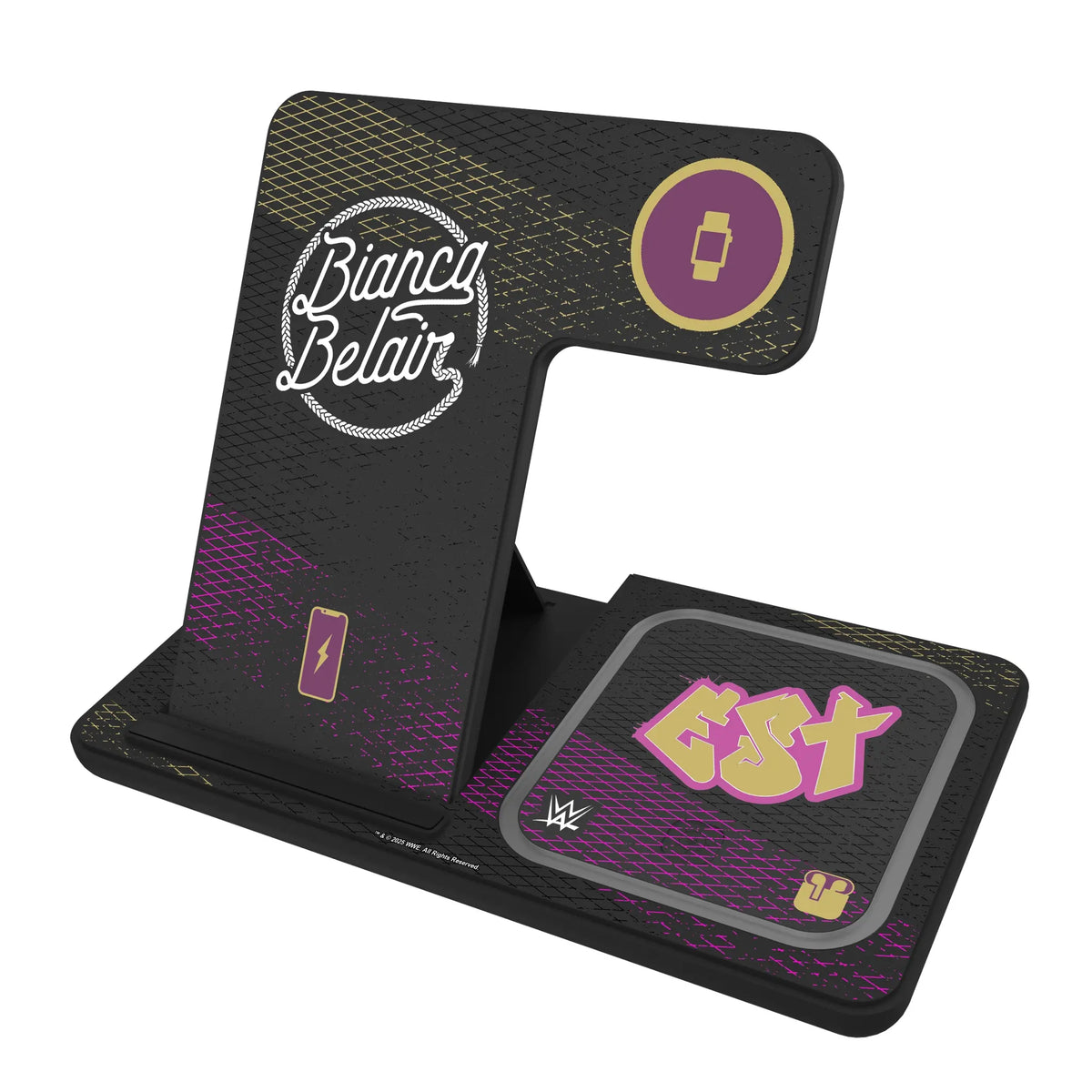 Bianca Belair Steel 3 in 1 Charging Station