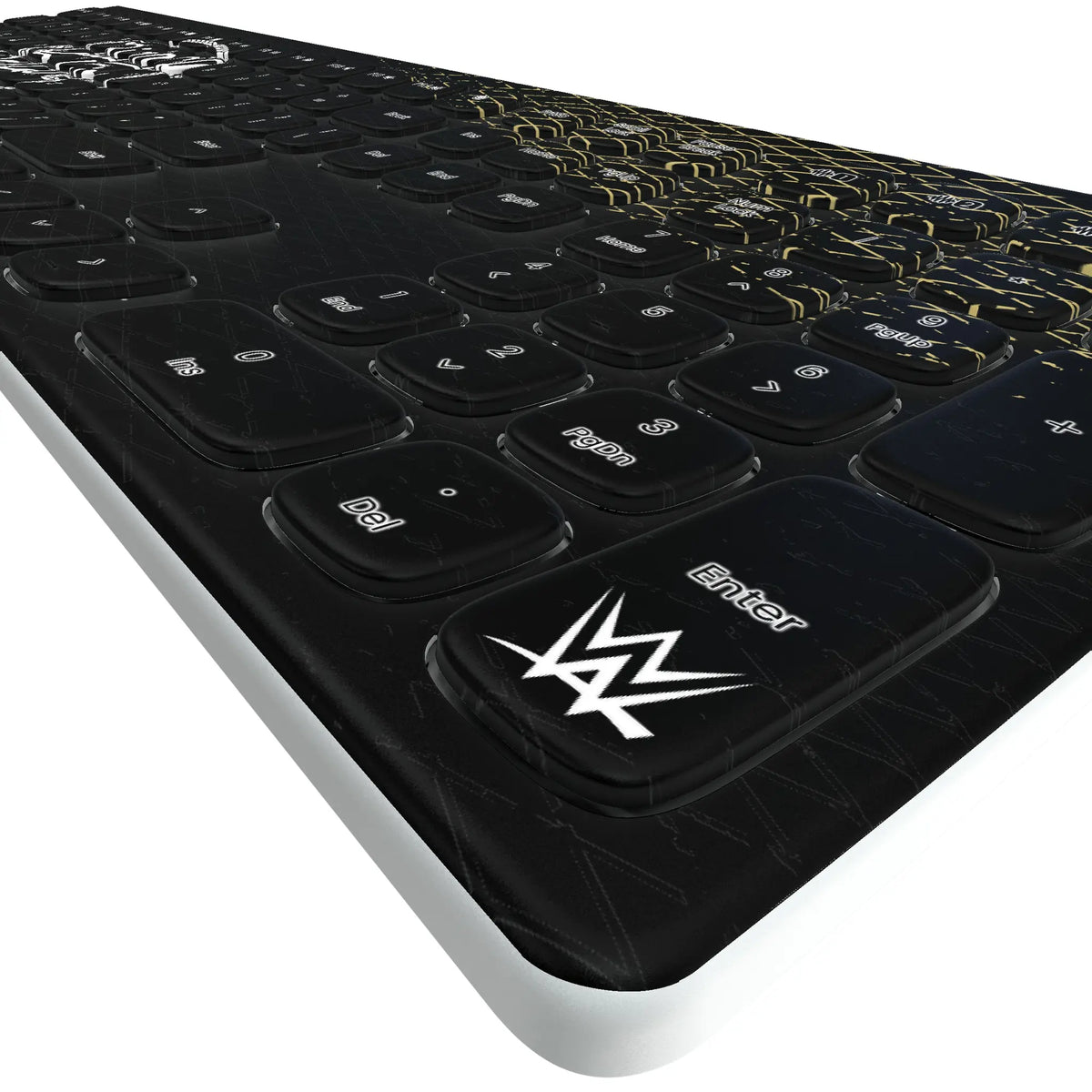 Bianca Belair Steel Curved Wireless Keyboard