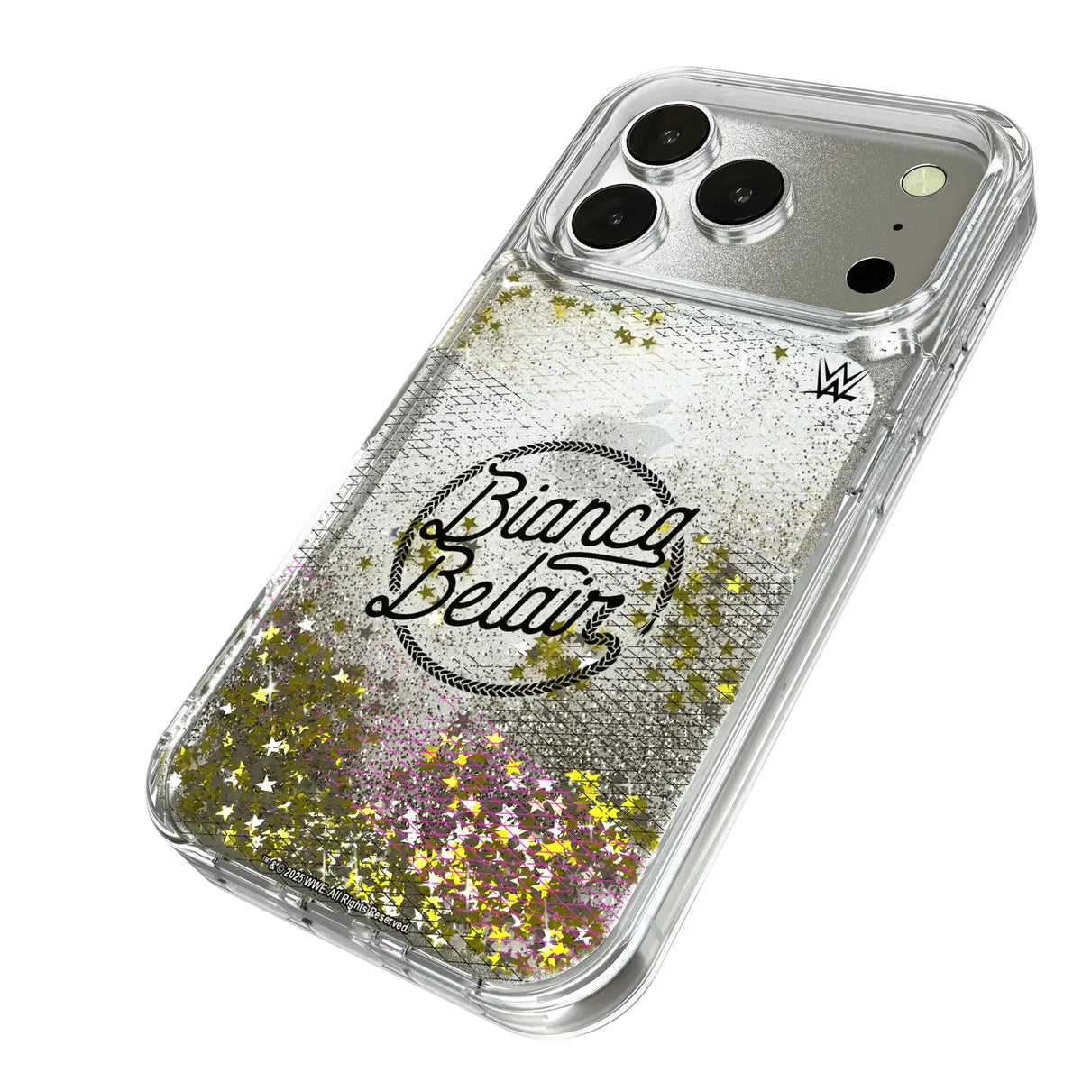 Bianca Belair Steel Glitter Phone Case for Apple iPhone