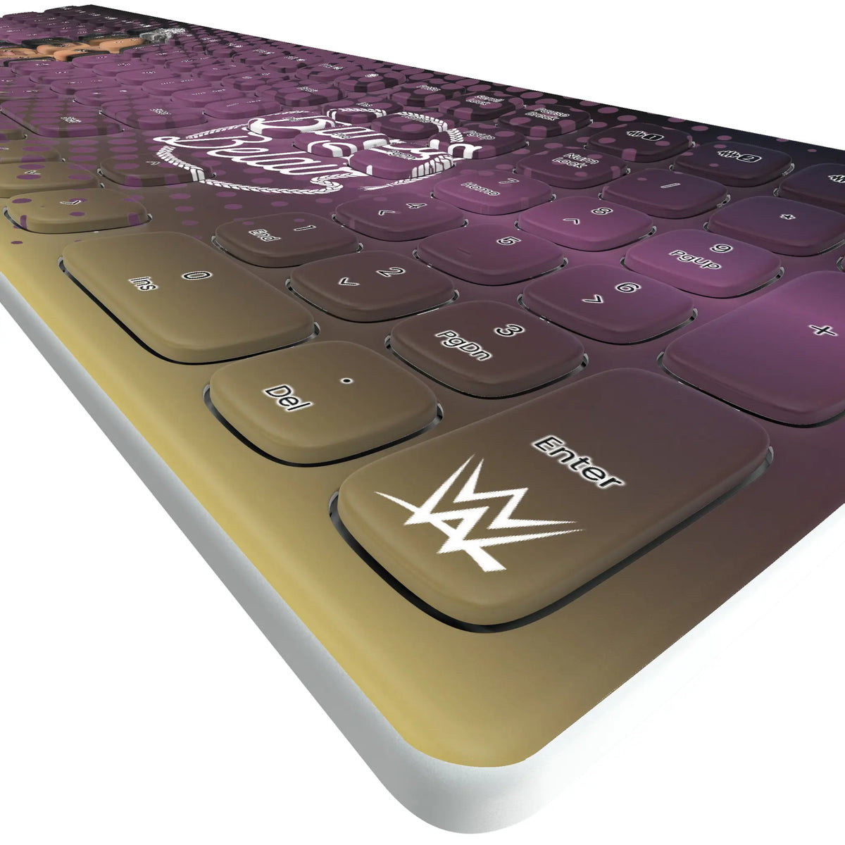 Bianca Belair Superstar Curved Wireless Keyboard