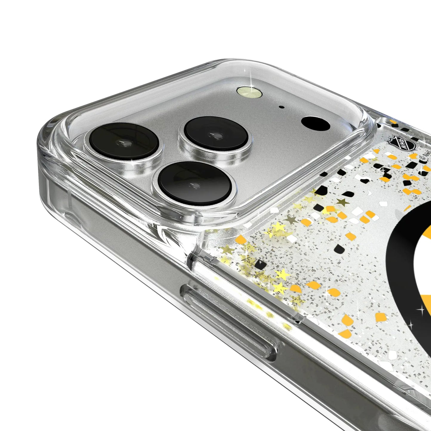 Boston Bruins Confetti Glitter Phone Case for Apple iPhone
