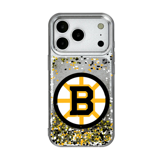 Boston Bruins Confetti Glitter Phone Case for Apple iPhone