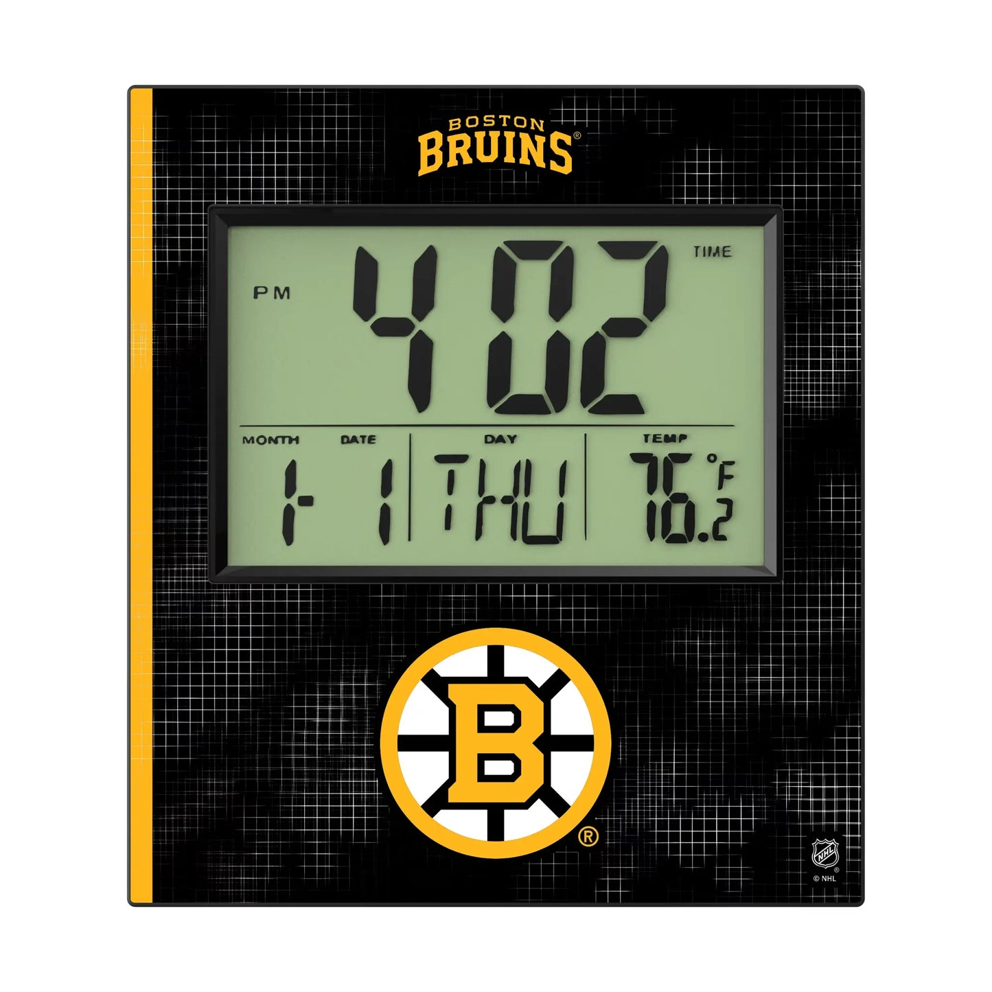 Boston Bruins Hatch Wall Clock