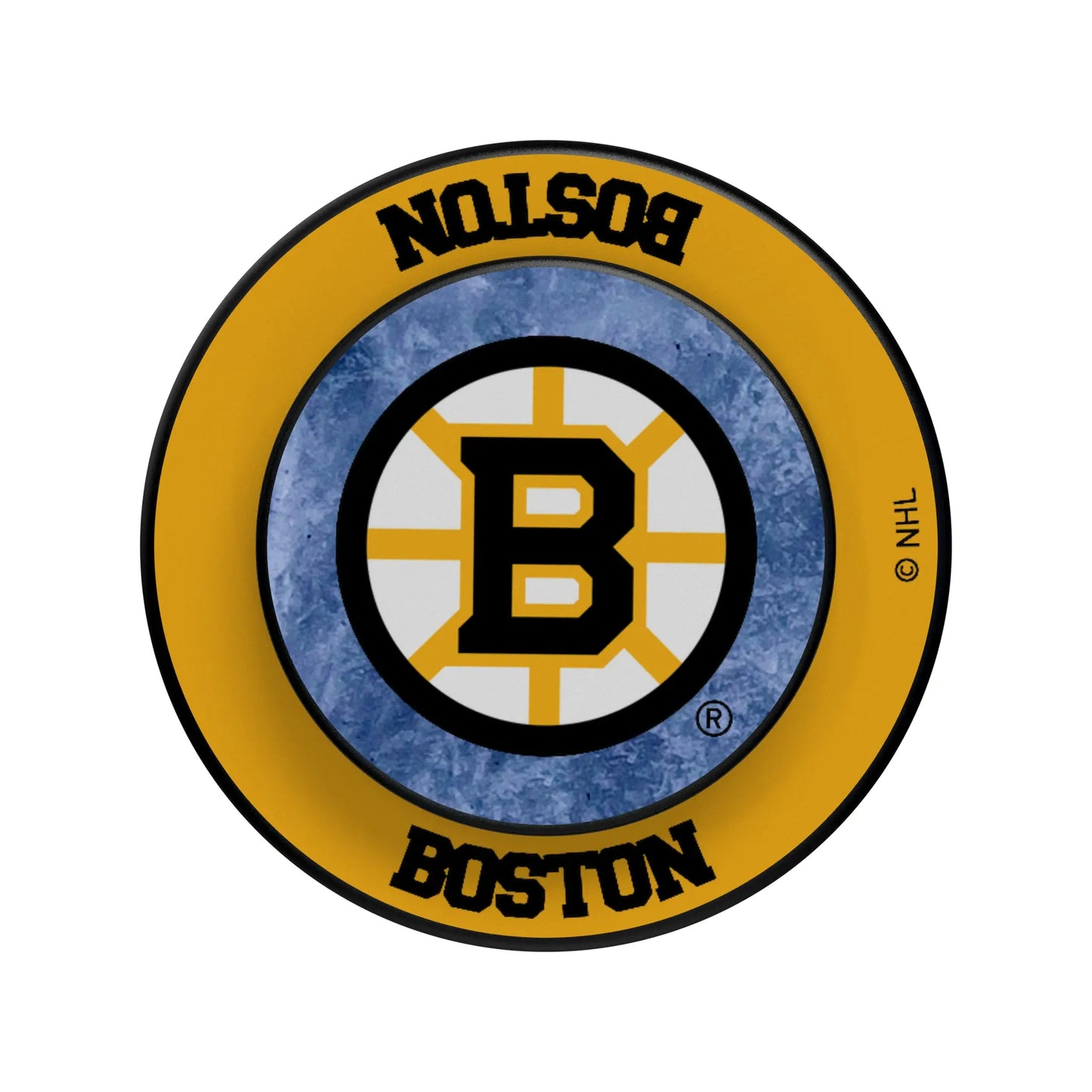 Boston Bruins Ice Wordmark PopSockets Magnetic Phone Grip and Stand