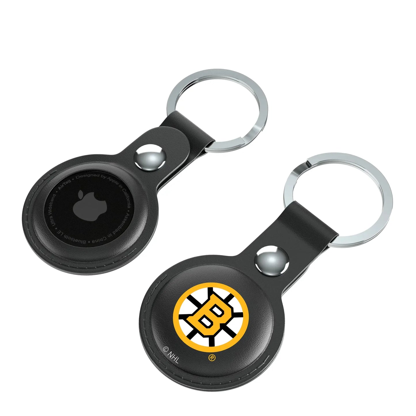Boston Bruins Insignia Black Airtag Holder 2-Pack