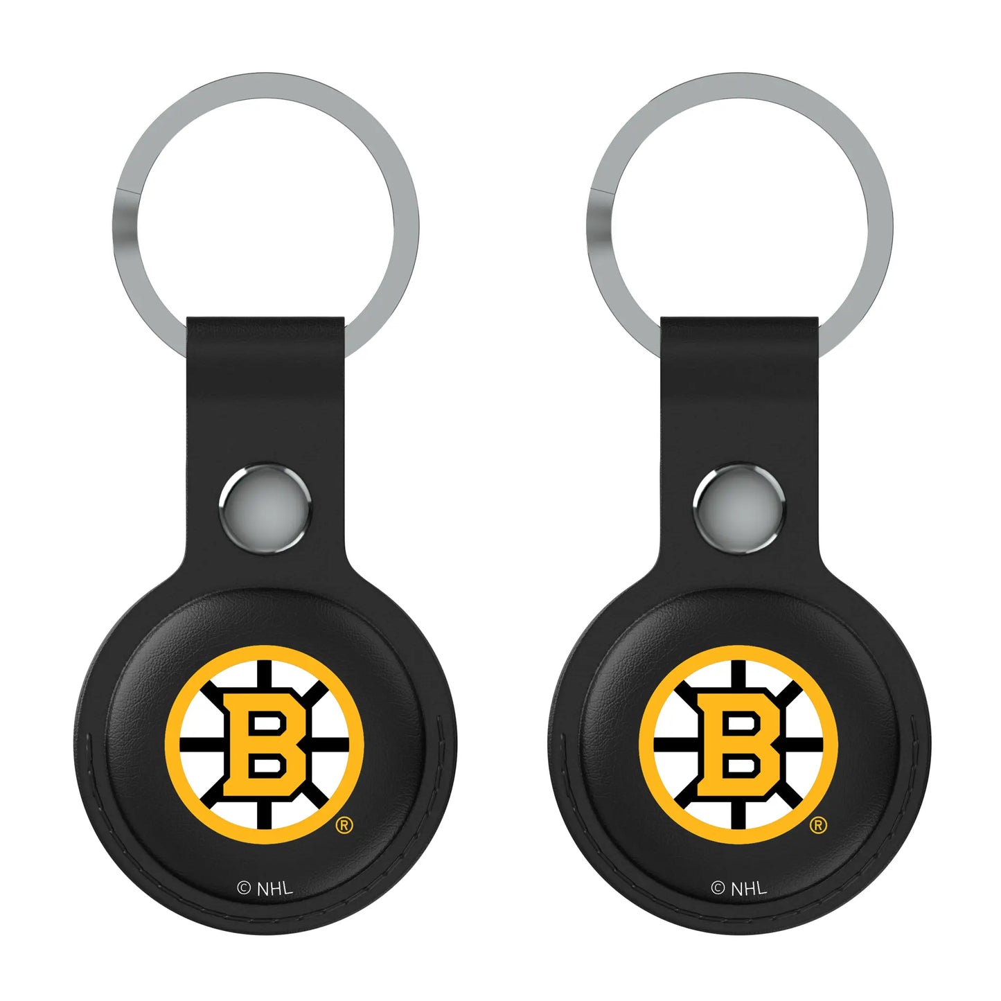 Boston Bruins Insignia Black Airtag Holder 2-Pack