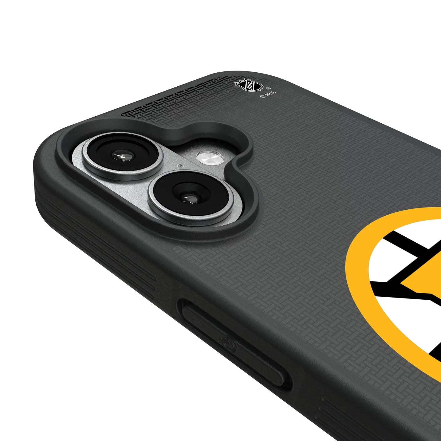 Boston Bruins Linen Bump Phone Case for Apple iPhone