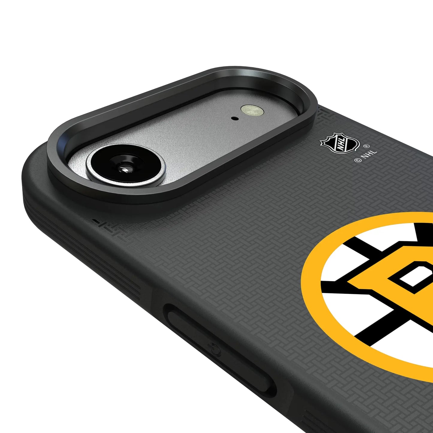 Boston Bruins Linen Bump Phone Case for Apple iPhone