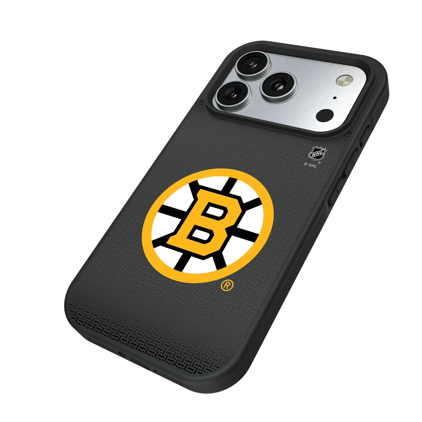 Boston Bruins Linen Bump Phone Case for Apple iPhone