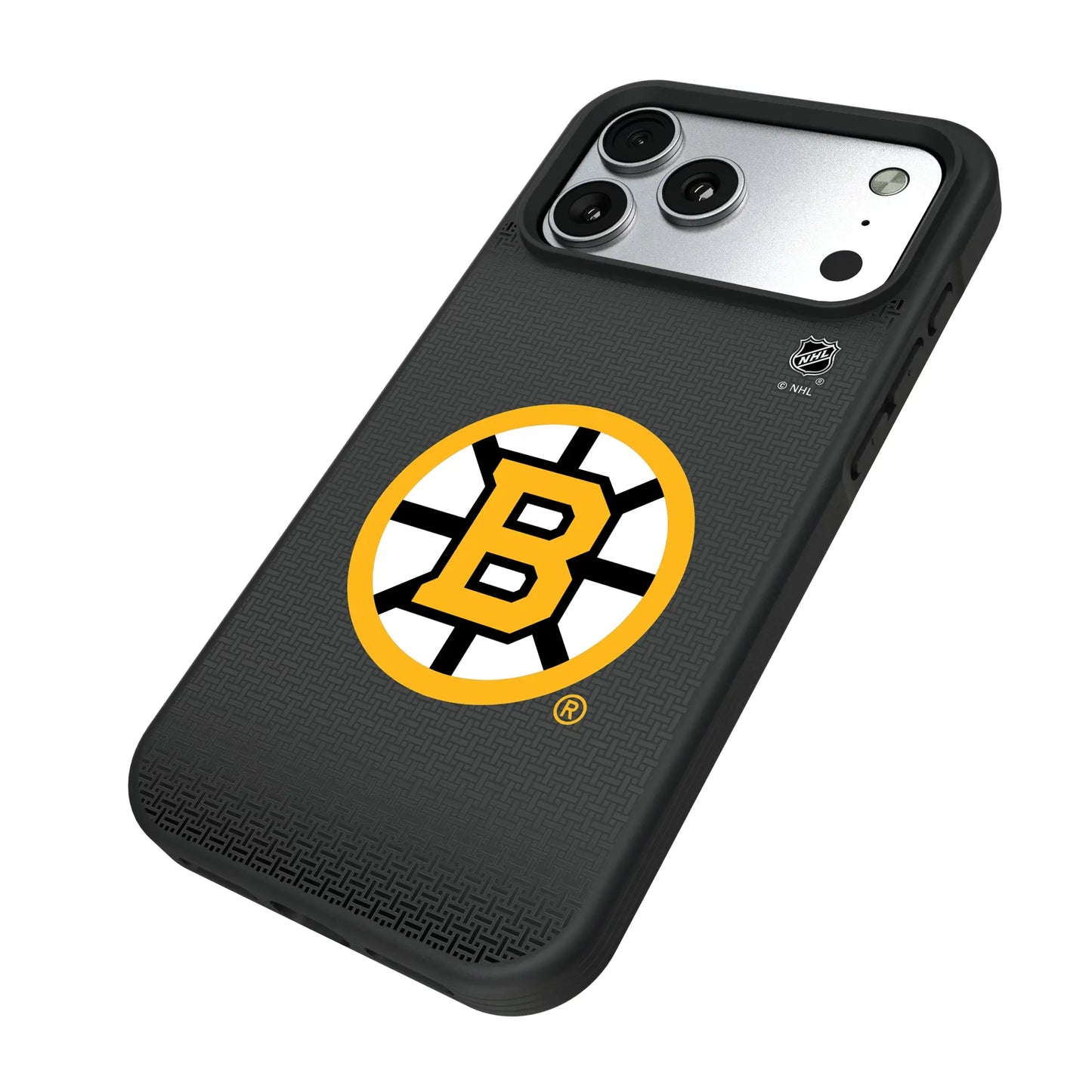Boston Bruins Linen Bump Phone Case for Apple iPhone