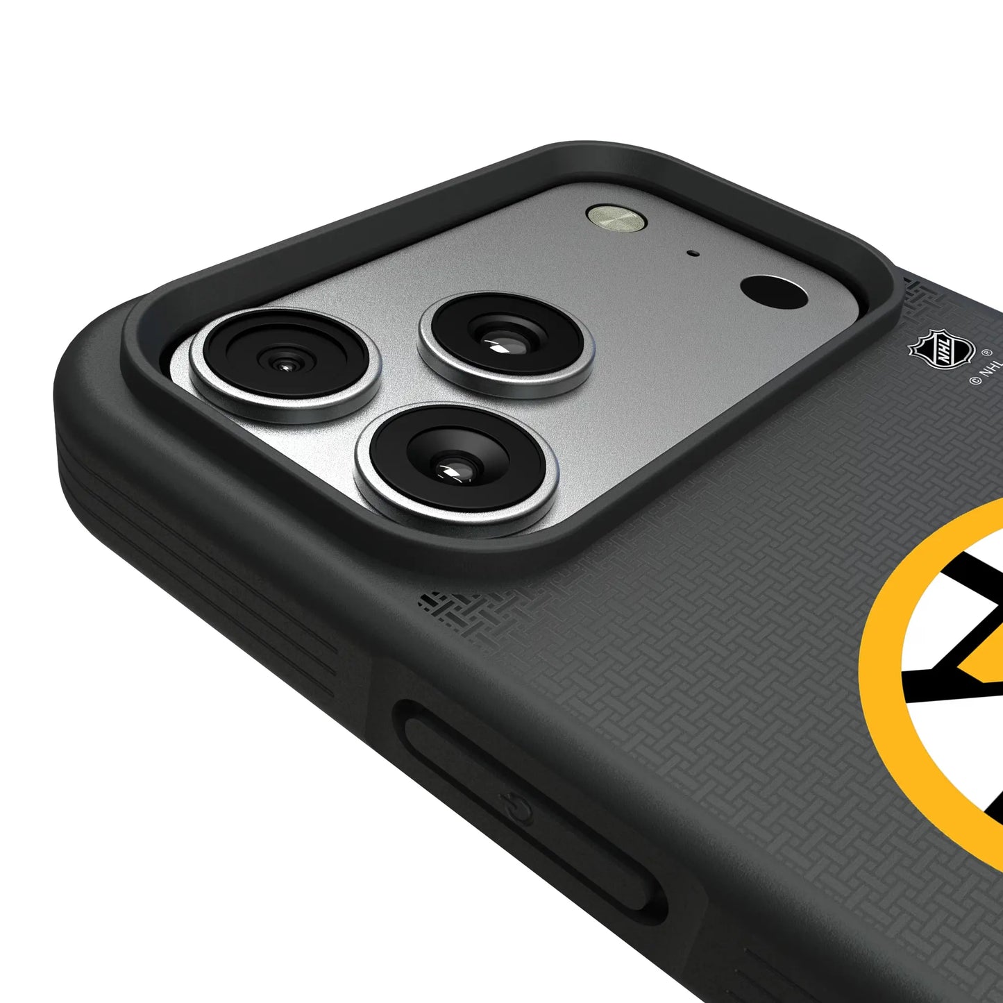 Boston Bruins Linen Bump Phone Case for Apple iPhone