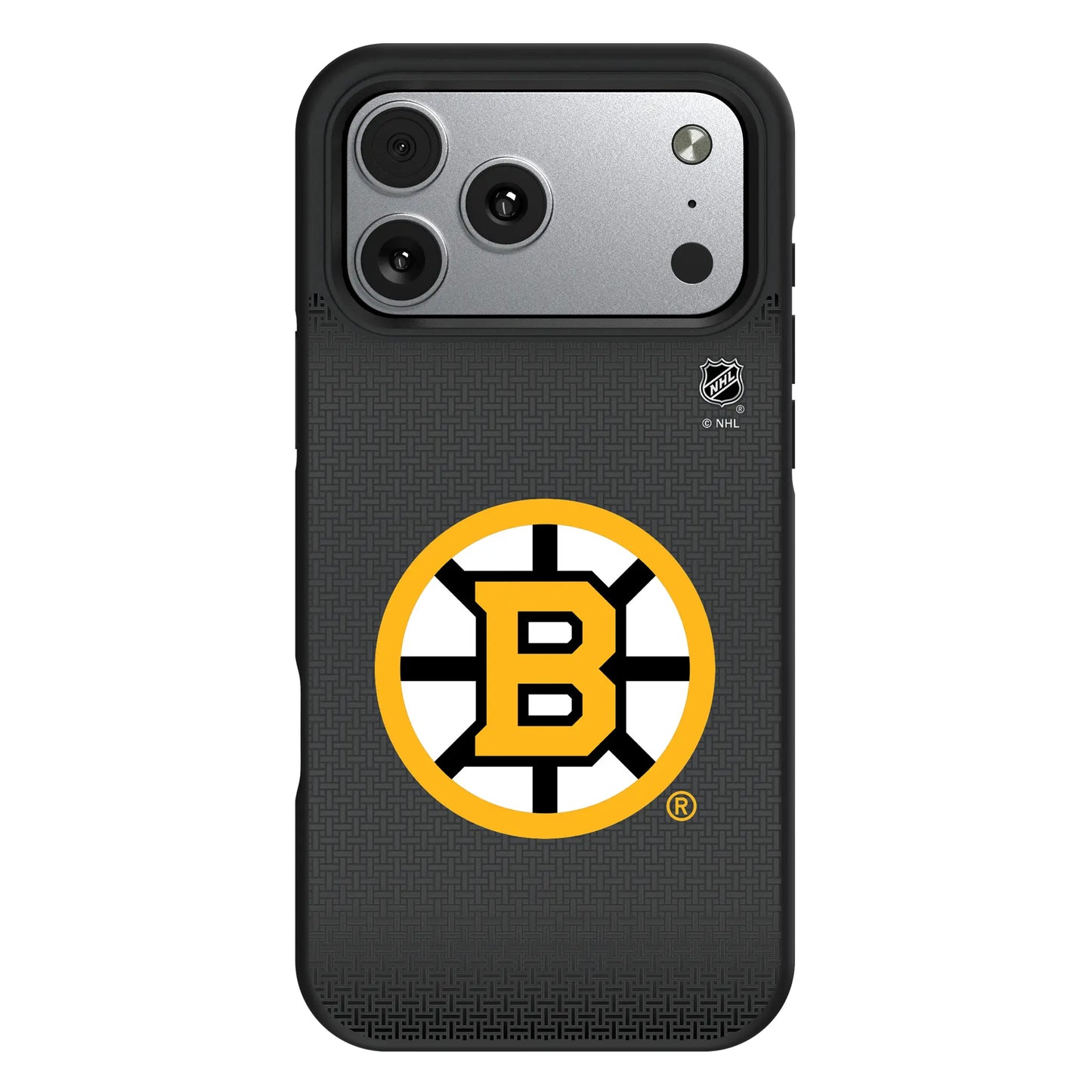 Boston Bruins Linen Bump Phone Case for Apple iPhone