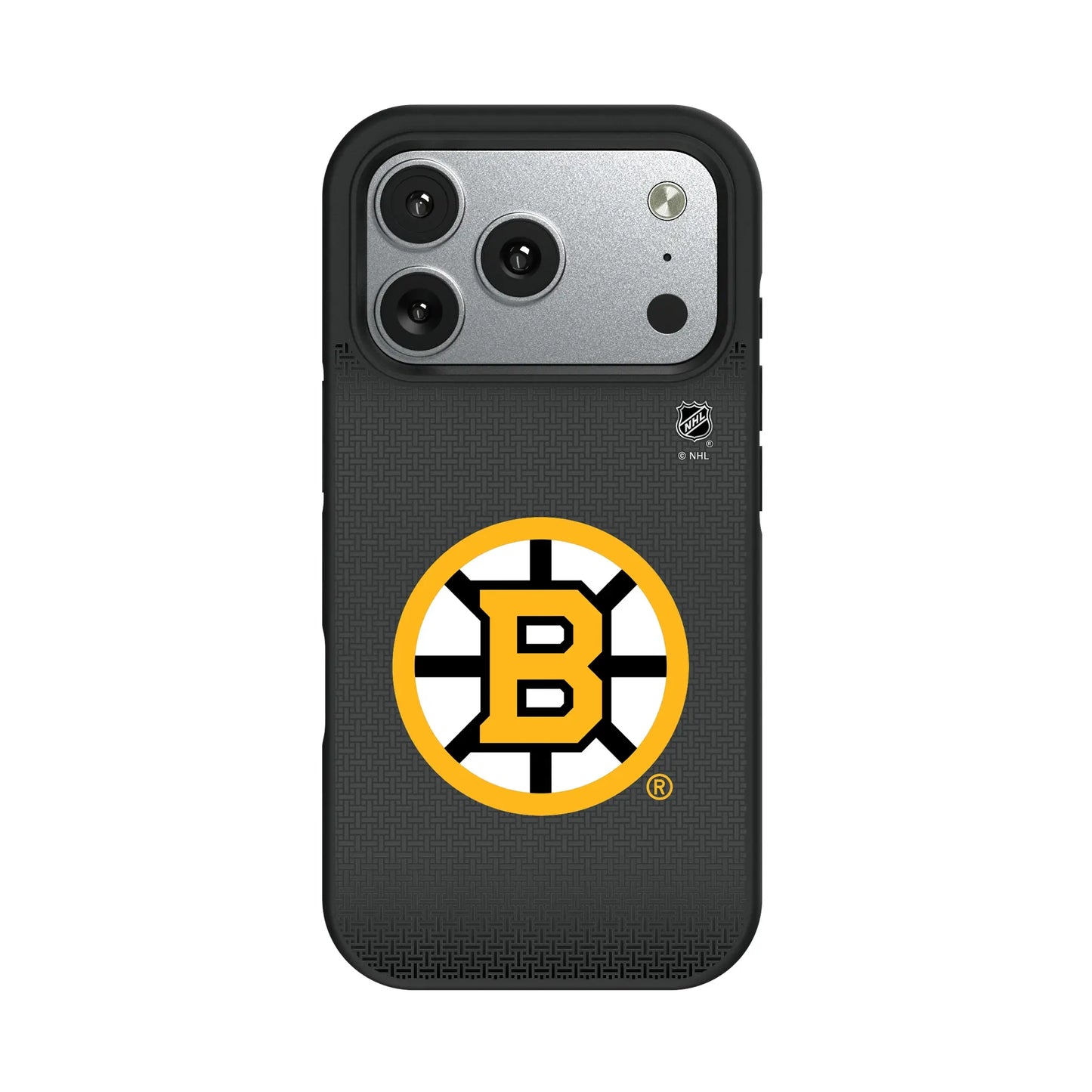Boston Bruins Linen Bump Phone Case for Apple iPhone