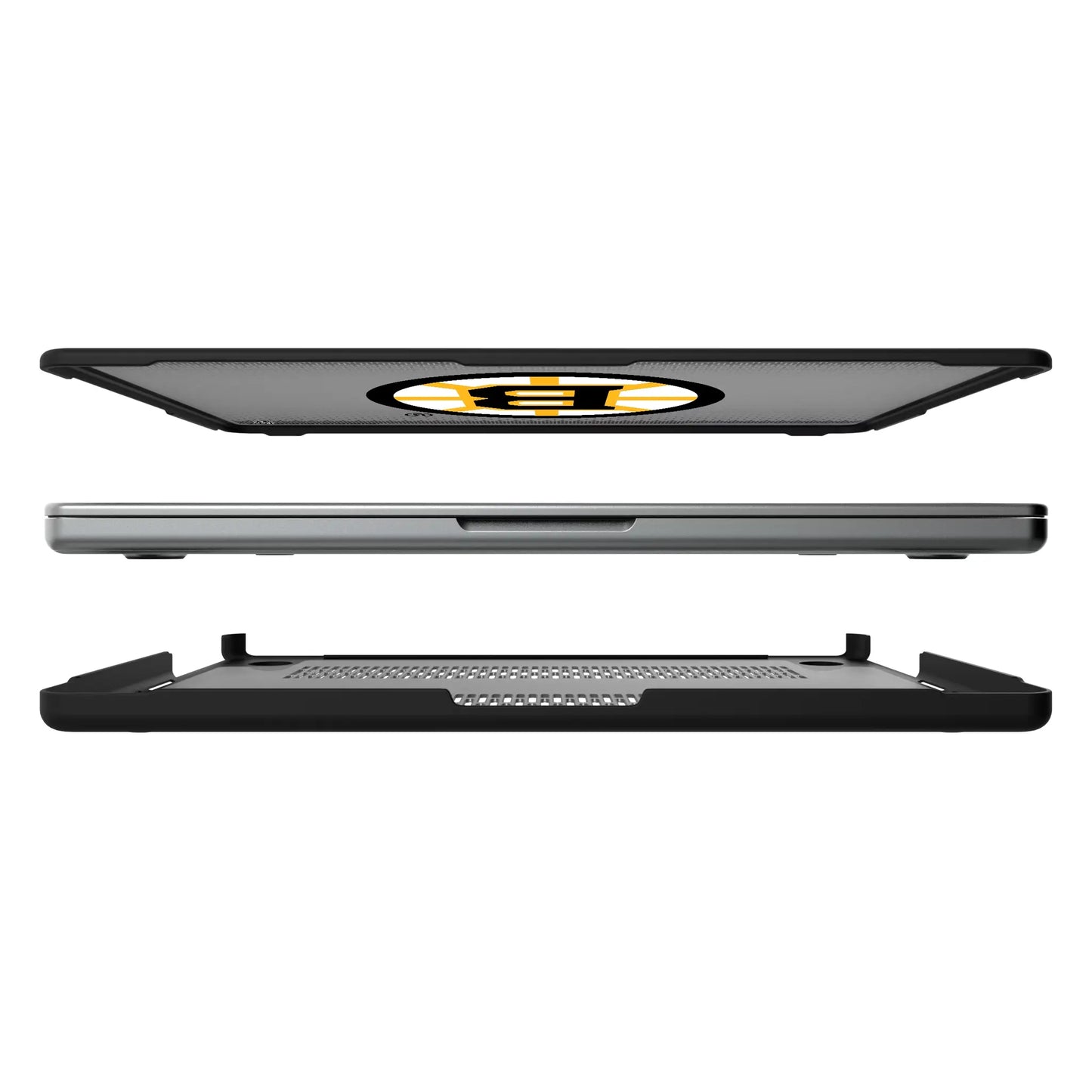 Boston Bruins Linen Laptop Case for Apple MacBook