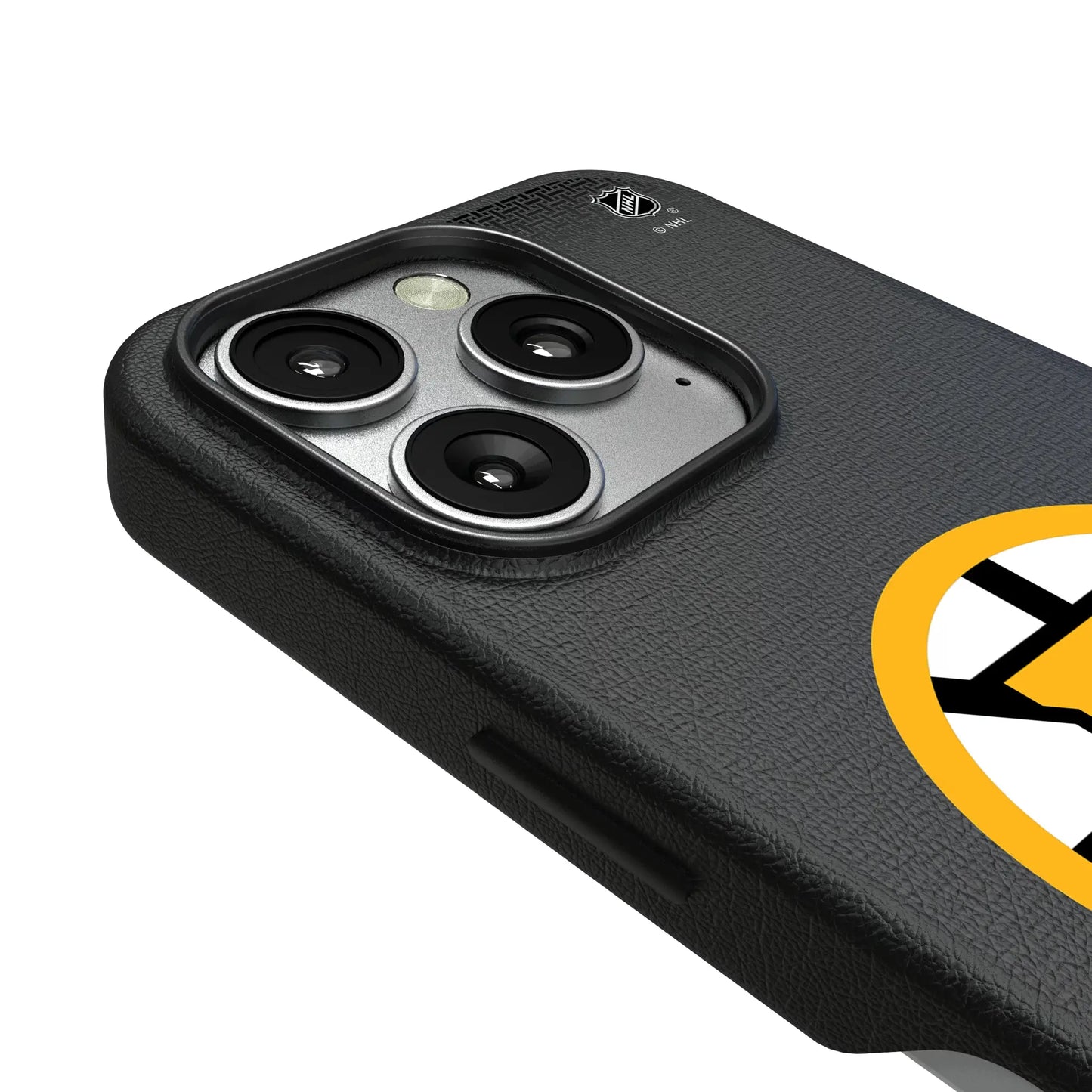 Boston Bruins Linen MagSafe Compatible Phone Case for Apple iPhone