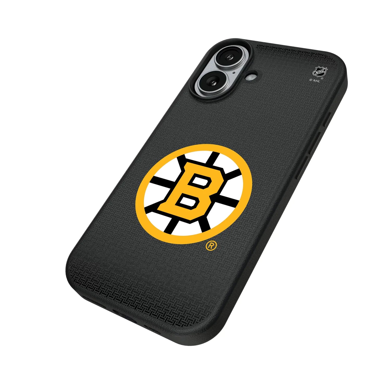 Boston Bruins Linen MagSafe Compatible Phone Case for Apple iPhone