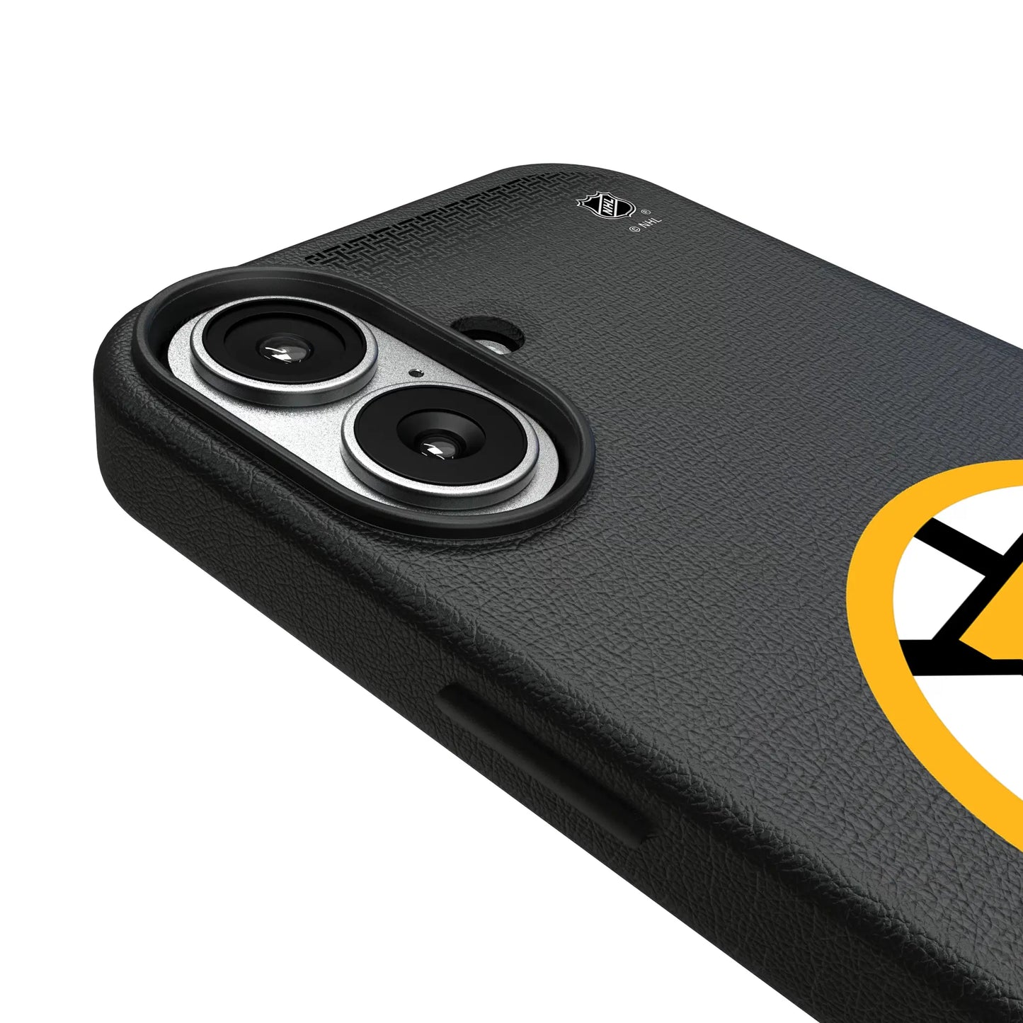Boston Bruins Linen MagSafe Compatible Phone Case for Apple iPhone