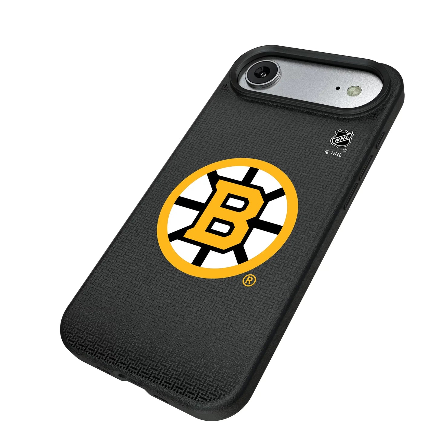 Boston Bruins Linen MagSafe Compatible Phone Case for Apple iPhone