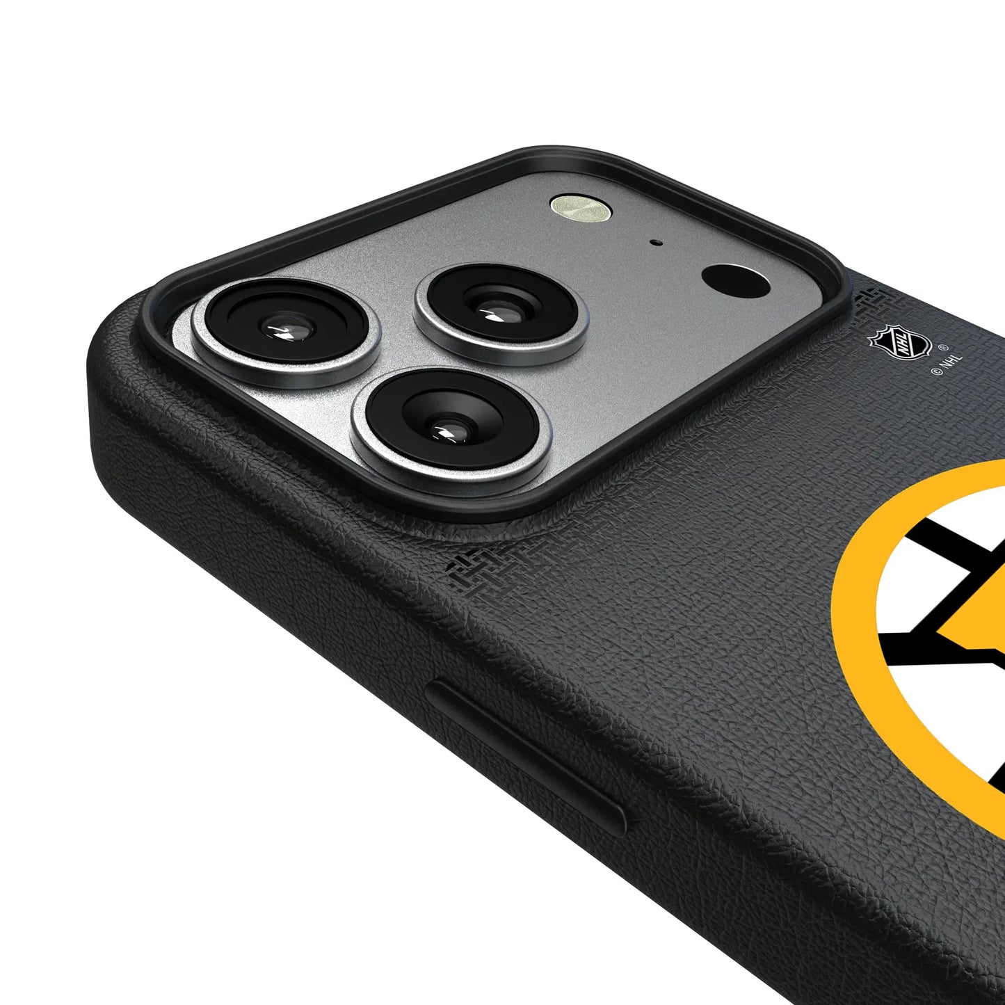 Boston Bruins Linen MagSafe Compatible Phone Case for Apple iPhone
