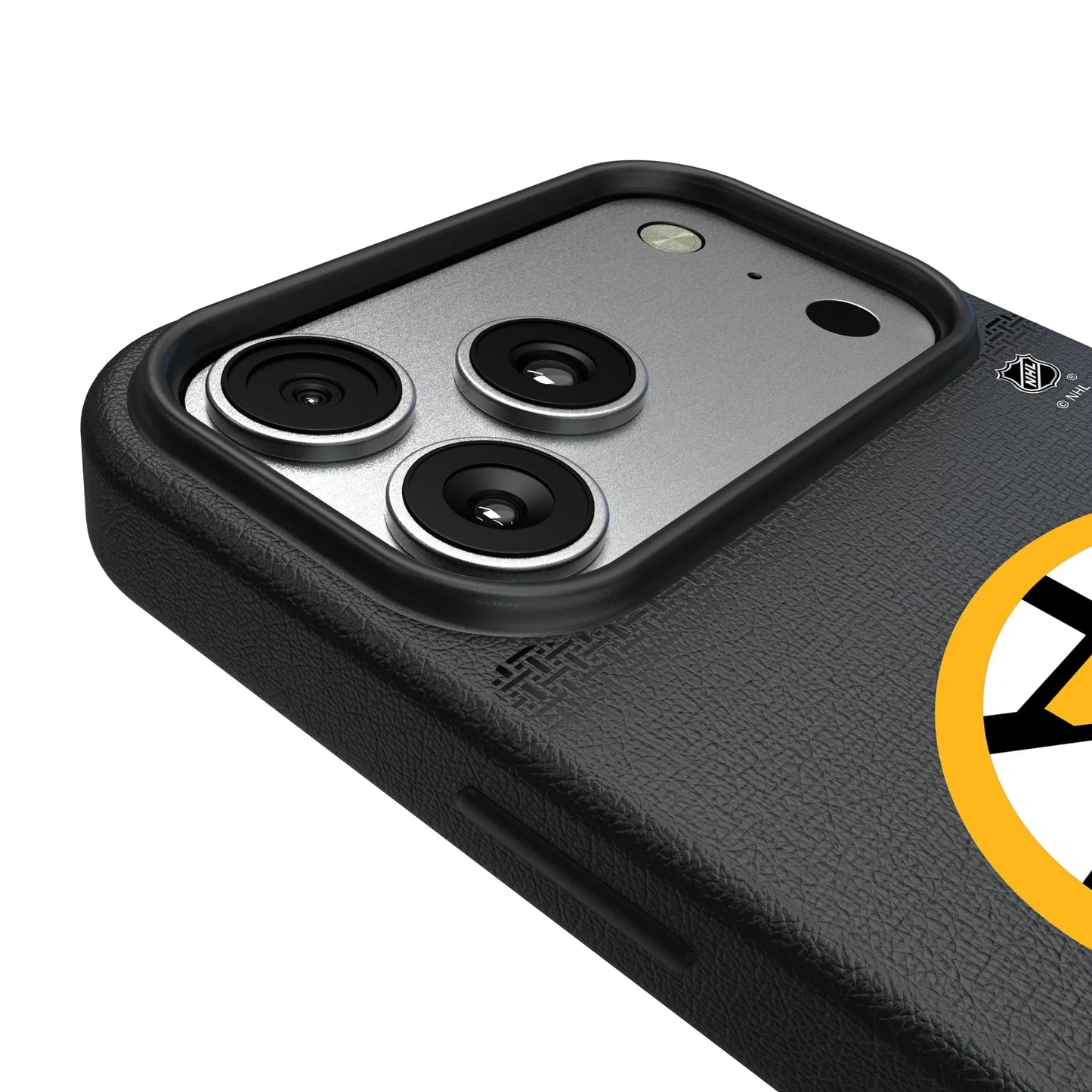 Boston Bruins Linen MagSafe Compatible Phone Case for Apple iPhone