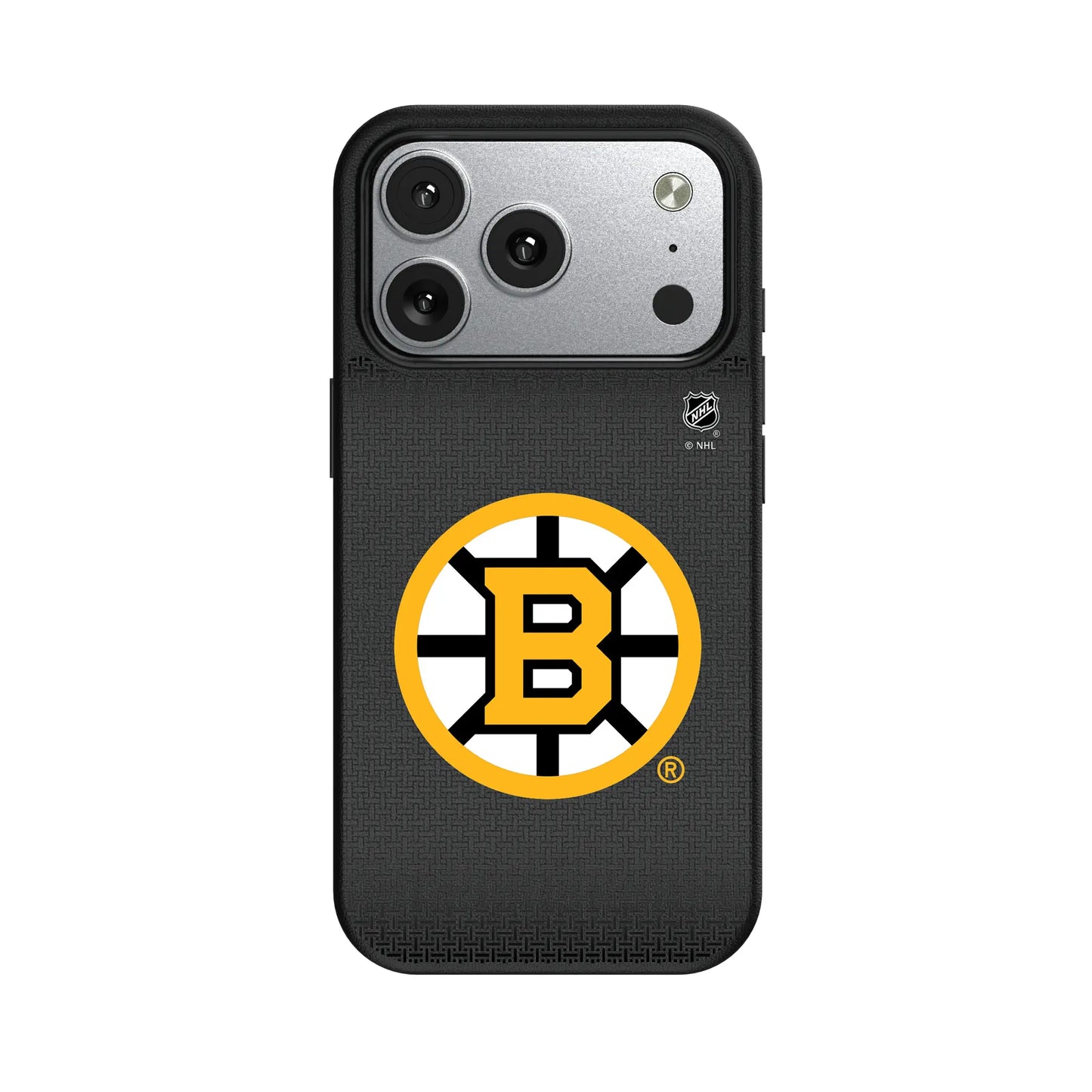 Boston Bruins Linen MagSafe Compatible Phone Case for Apple iPhone