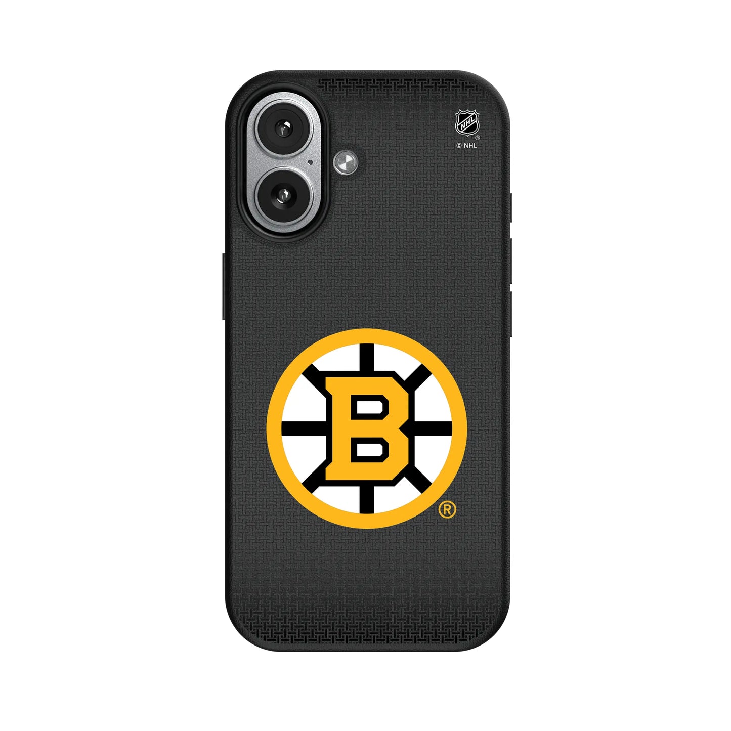 Boston Bruins Linen MagSafe Compatible Phone Case for Apple iPhone