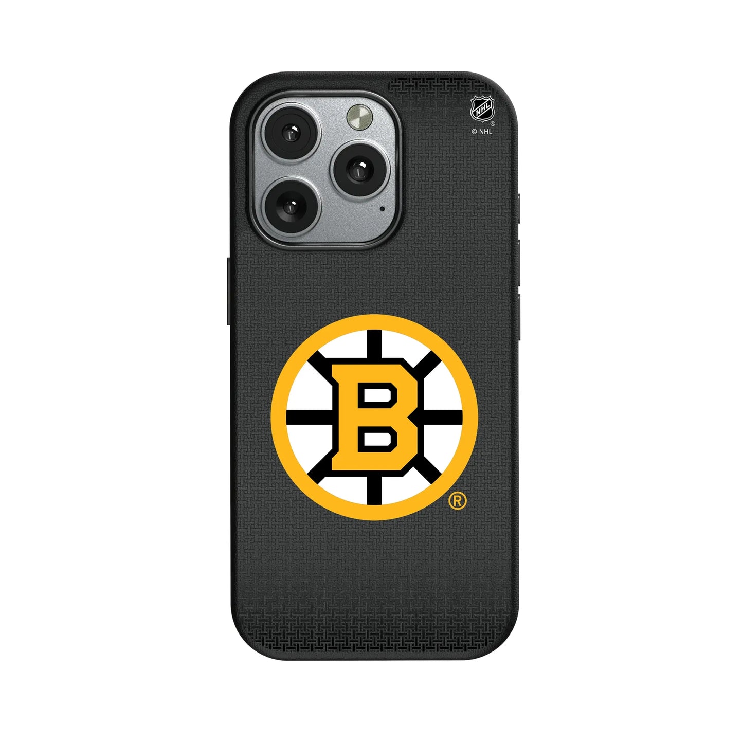 Boston Bruins Linen MagSafe Compatible Phone Case for Apple iPhone