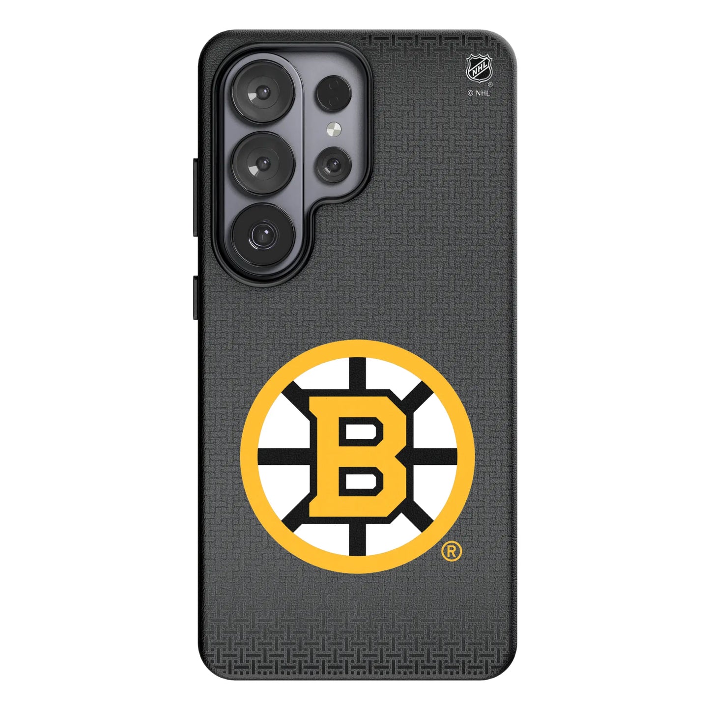 Boston Bruins Linen MagSafe Compatible Phone Case for Samsung Galaxy