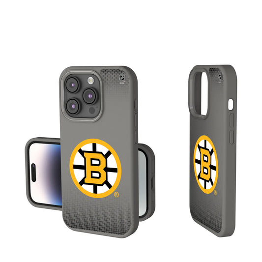 Boston Bruins Linen Soft Touch Phone Case for Apple iPhone