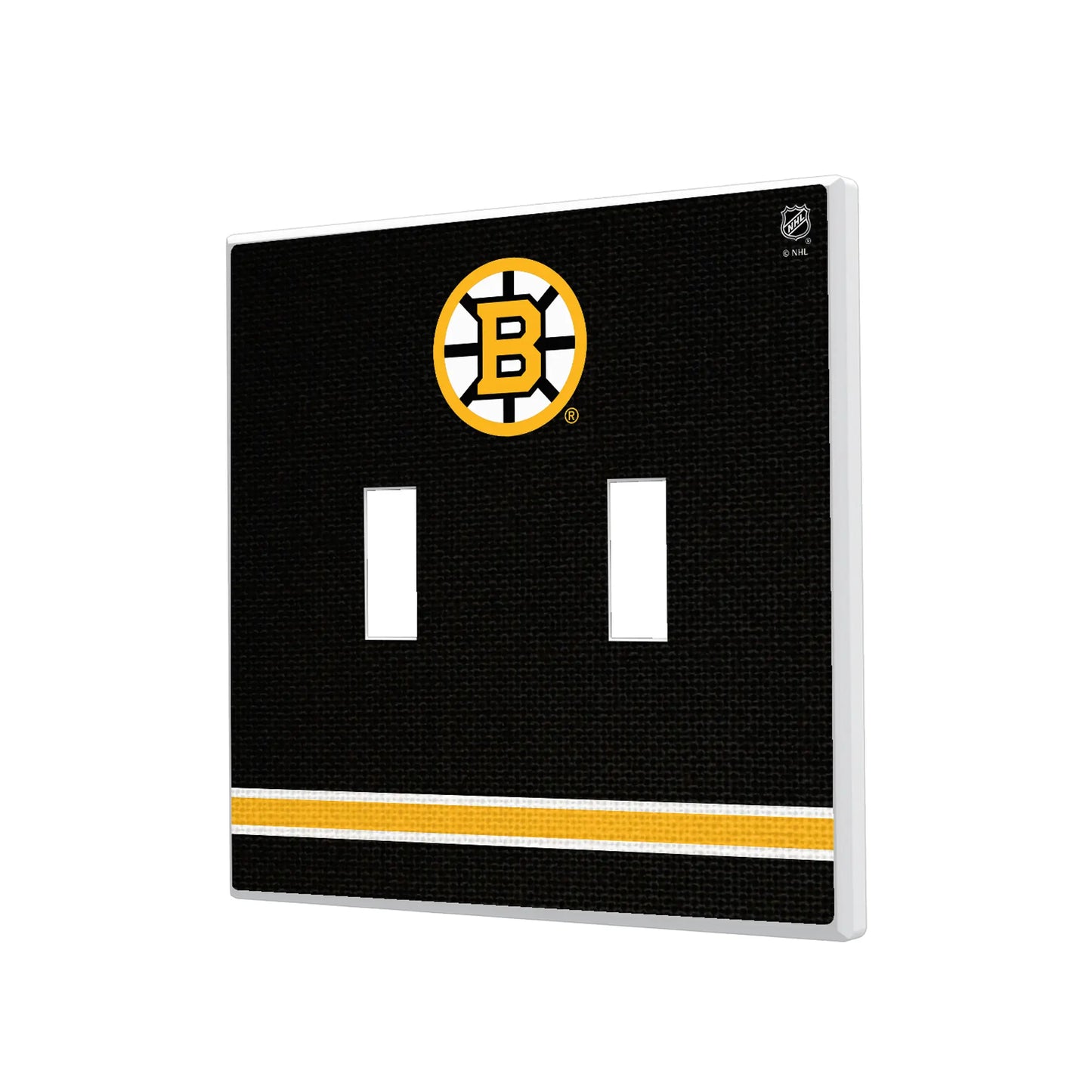 Boston Bruins Stripe Hidden-Screw Light Switch Plate