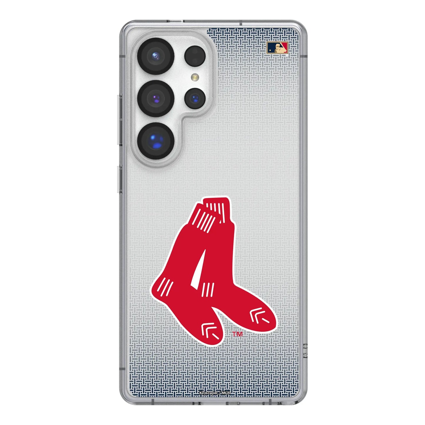 Boston Red Sox 1924-1960 - Cooperstown Collection Linen Clear Phone Case for Samsung Galaxy