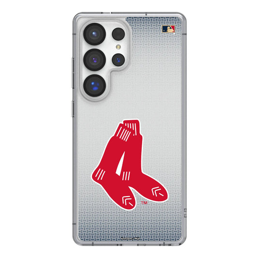 Boston Red Sox 1924-1960 - Cooperstown Collection Linen Clear Phone Case for Samsung Galaxy