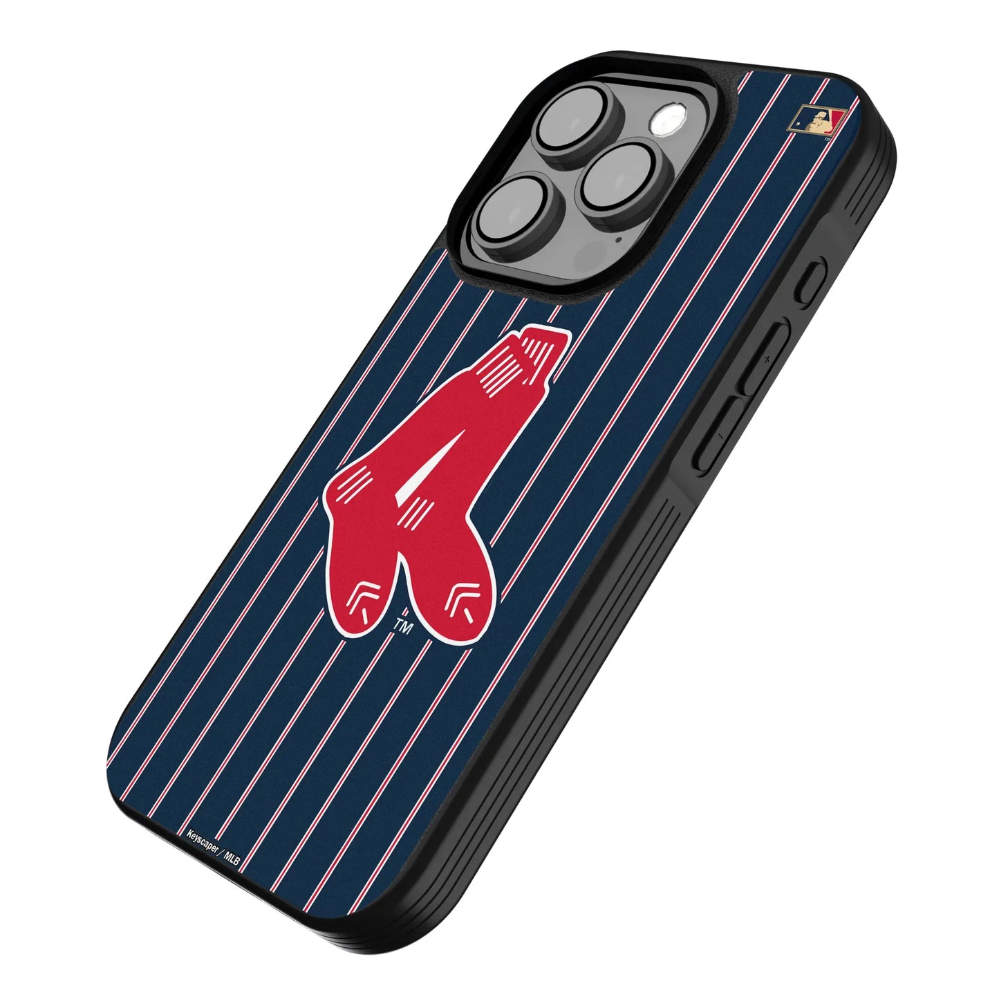 Boston Red Sox 1924-1960 - Cooperstown Collection Pinstripe Bump Phone Case for Apple iPhone