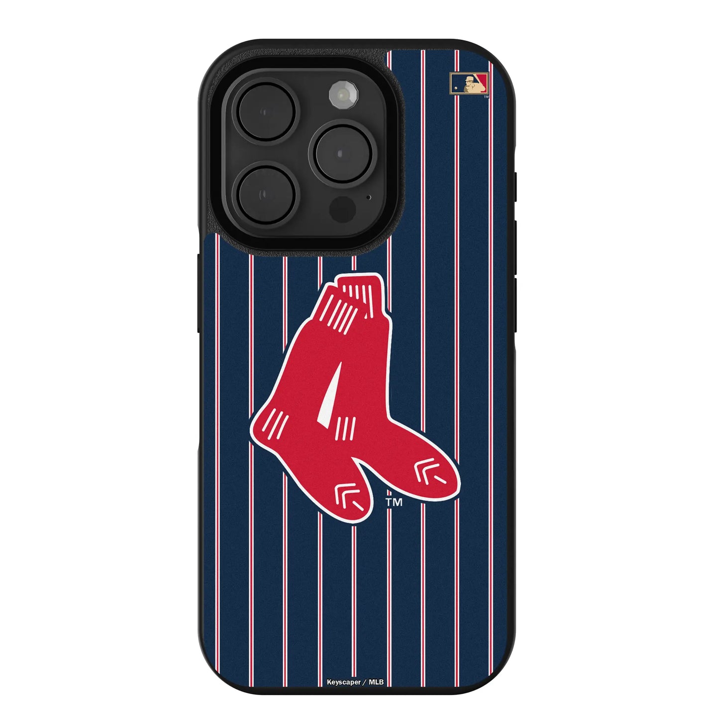 Boston Red Sox 1924-1960 - Cooperstown Collection Pinstripe Bump Phone Case for Apple iPhone